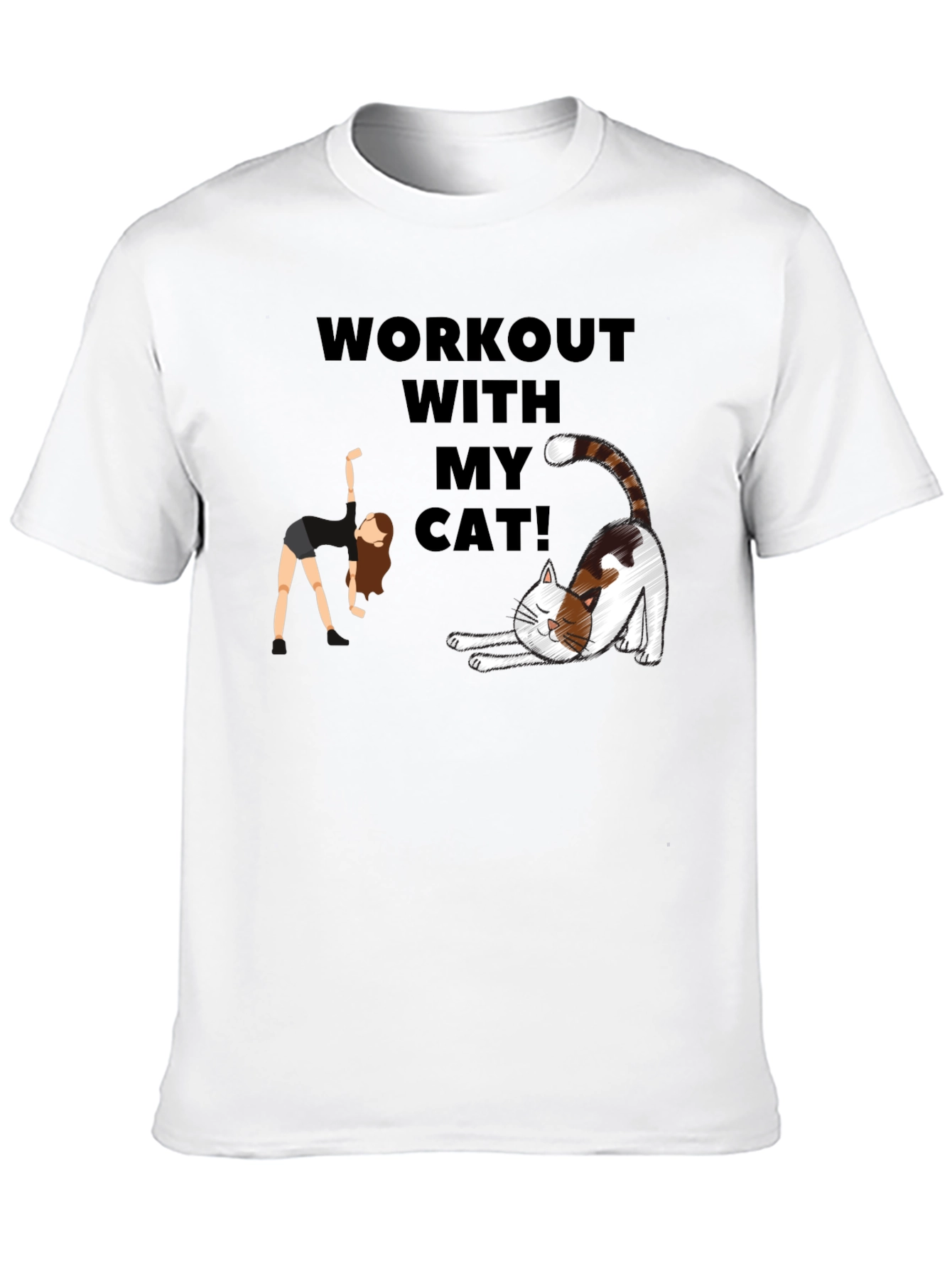 Workout With My Cat T-Shirt