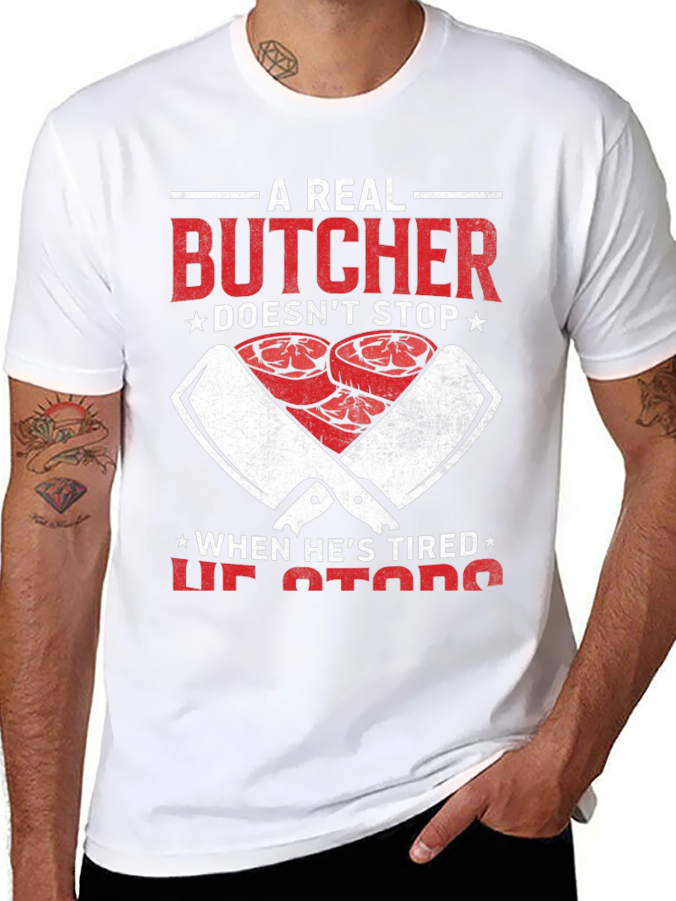 A Real Butcher Graphic Tee