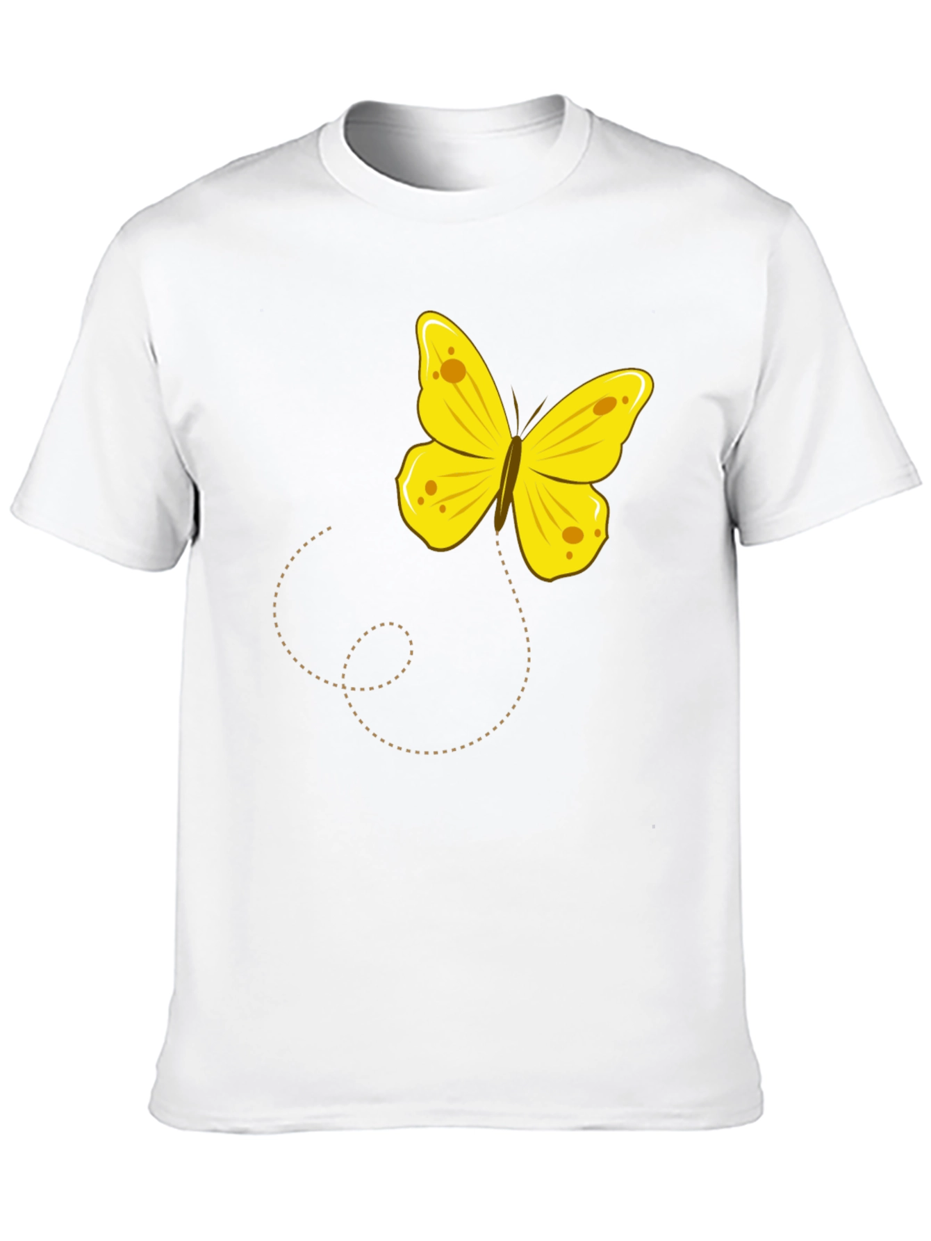 Butterfly Graphic Tee - Black Cotton Comfort