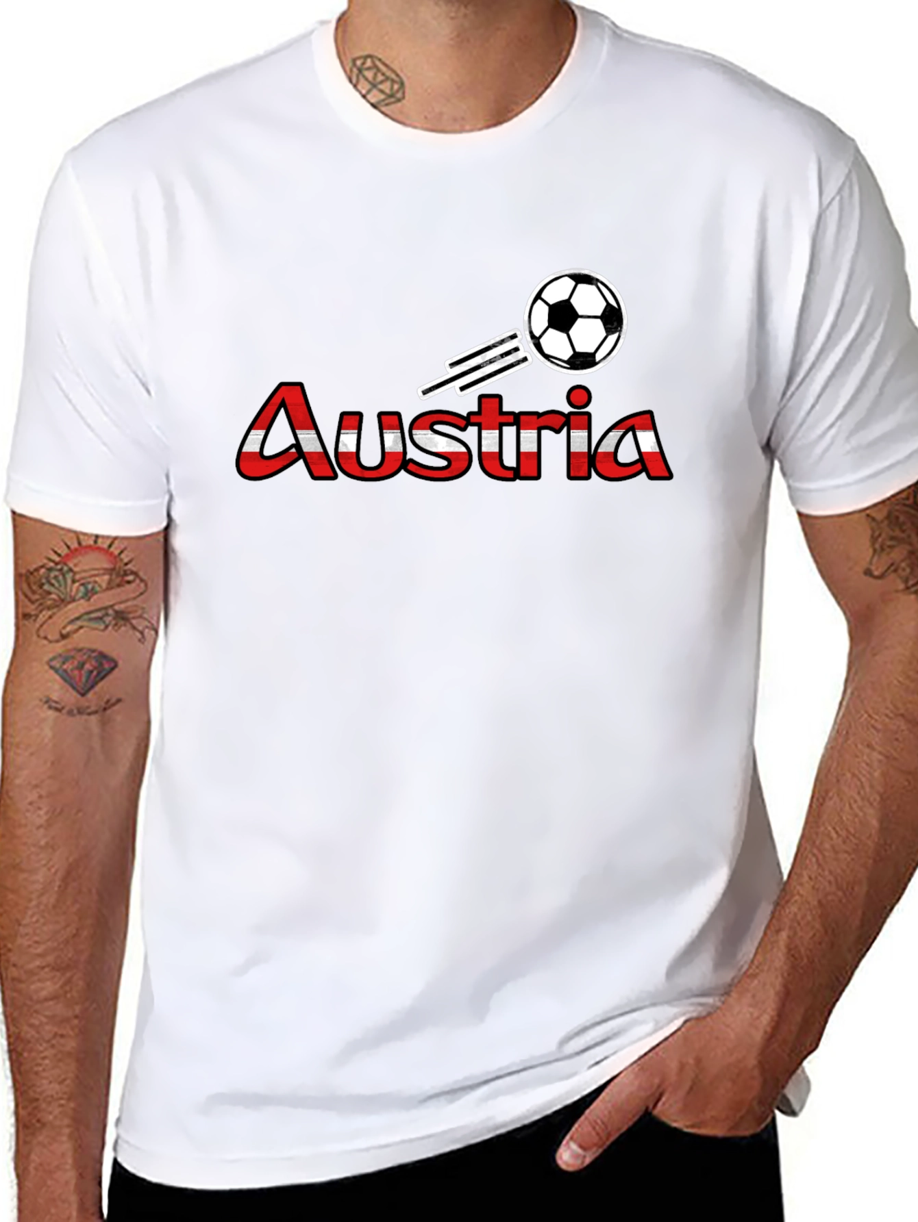 Austria Soccer Flag T-Shirt