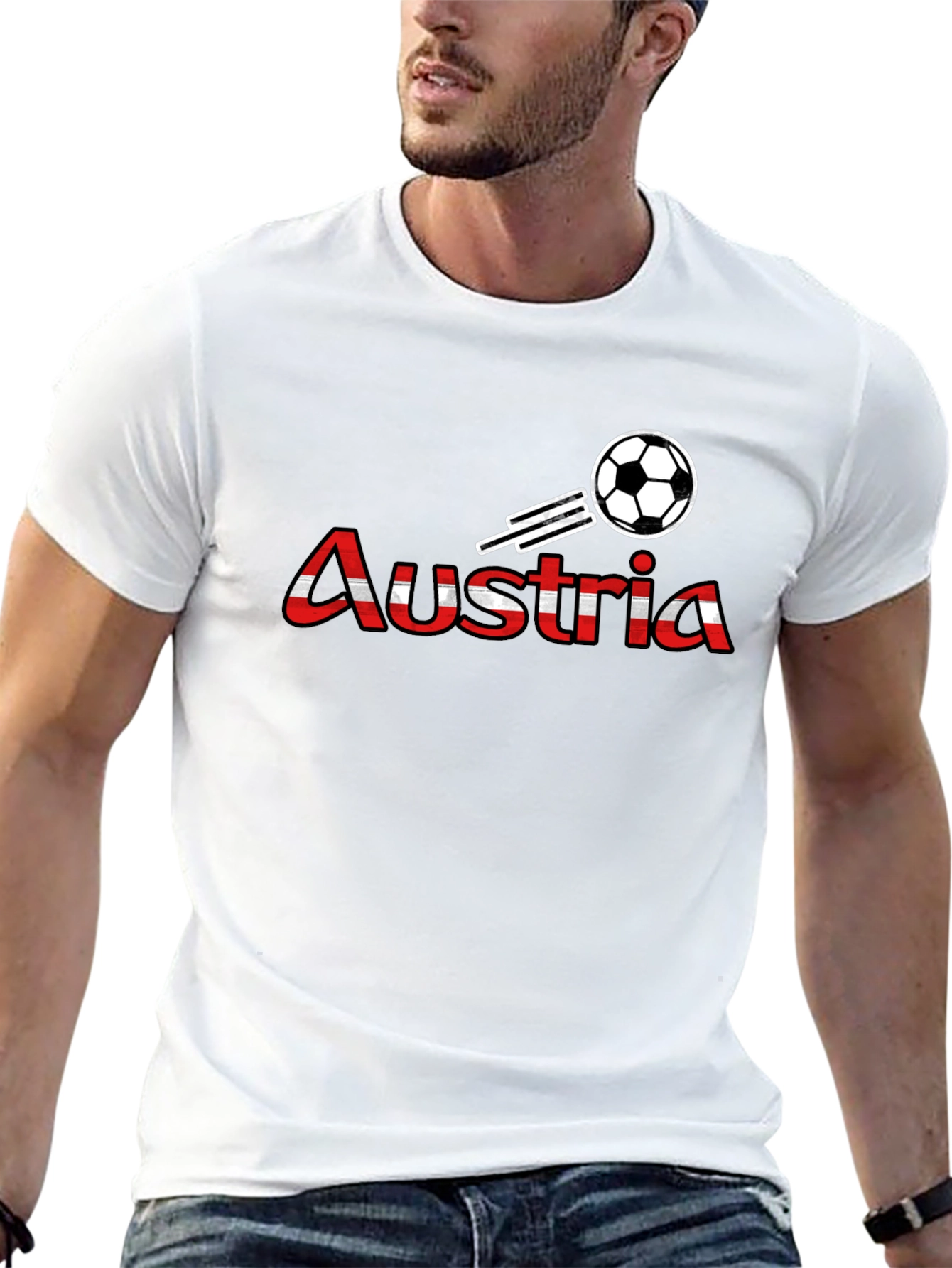 Austria Soccer Flag T-Shirt