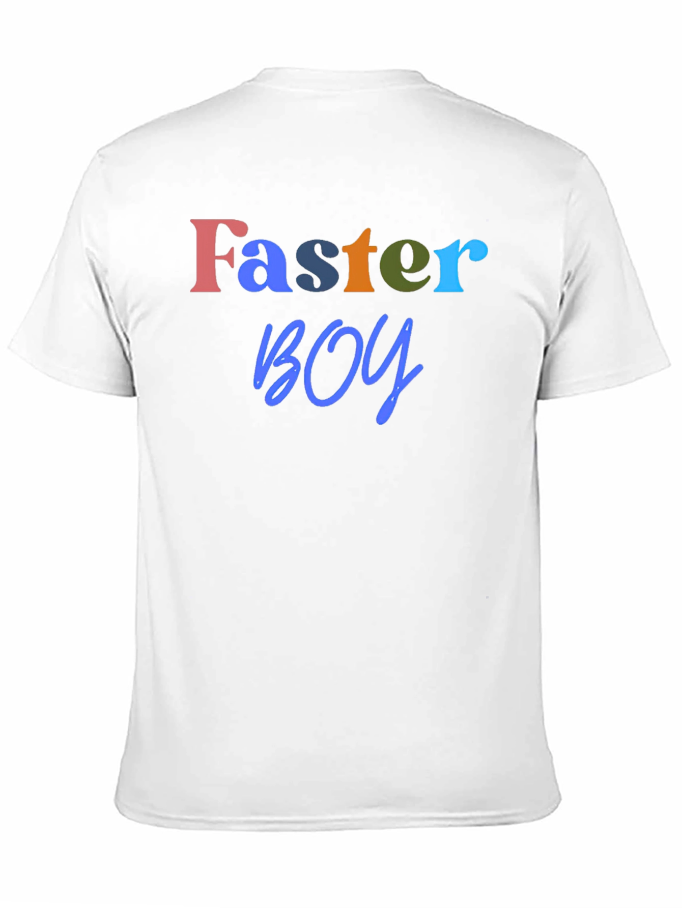 Faster Boy Graphic Tee - Soft Black T-Shirt