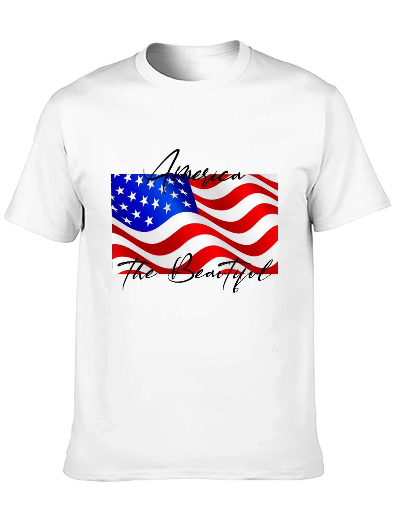 America The Beautiful Patriotic T-Shirt