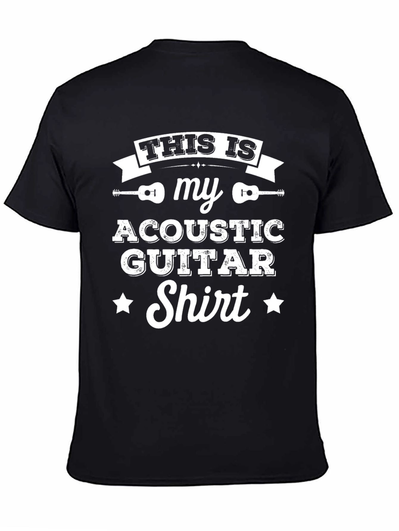 Acoustic Guitar Shirt - Musician Tee