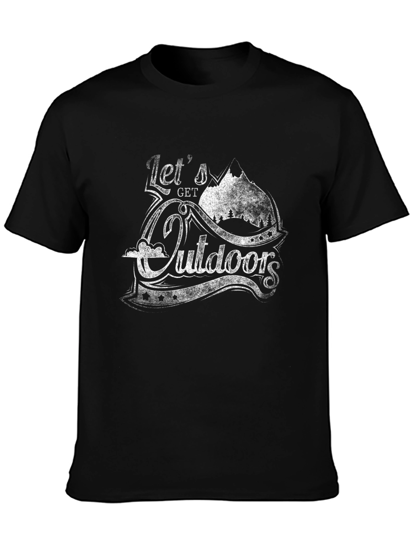 Lets Get Outdoors Graphic T-Shirt - Adventure Ready!