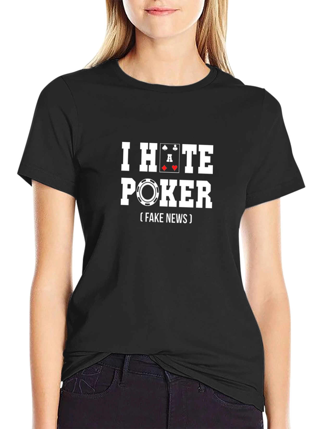 I Hate Poker T-Shirt - Funny Novelty Tee