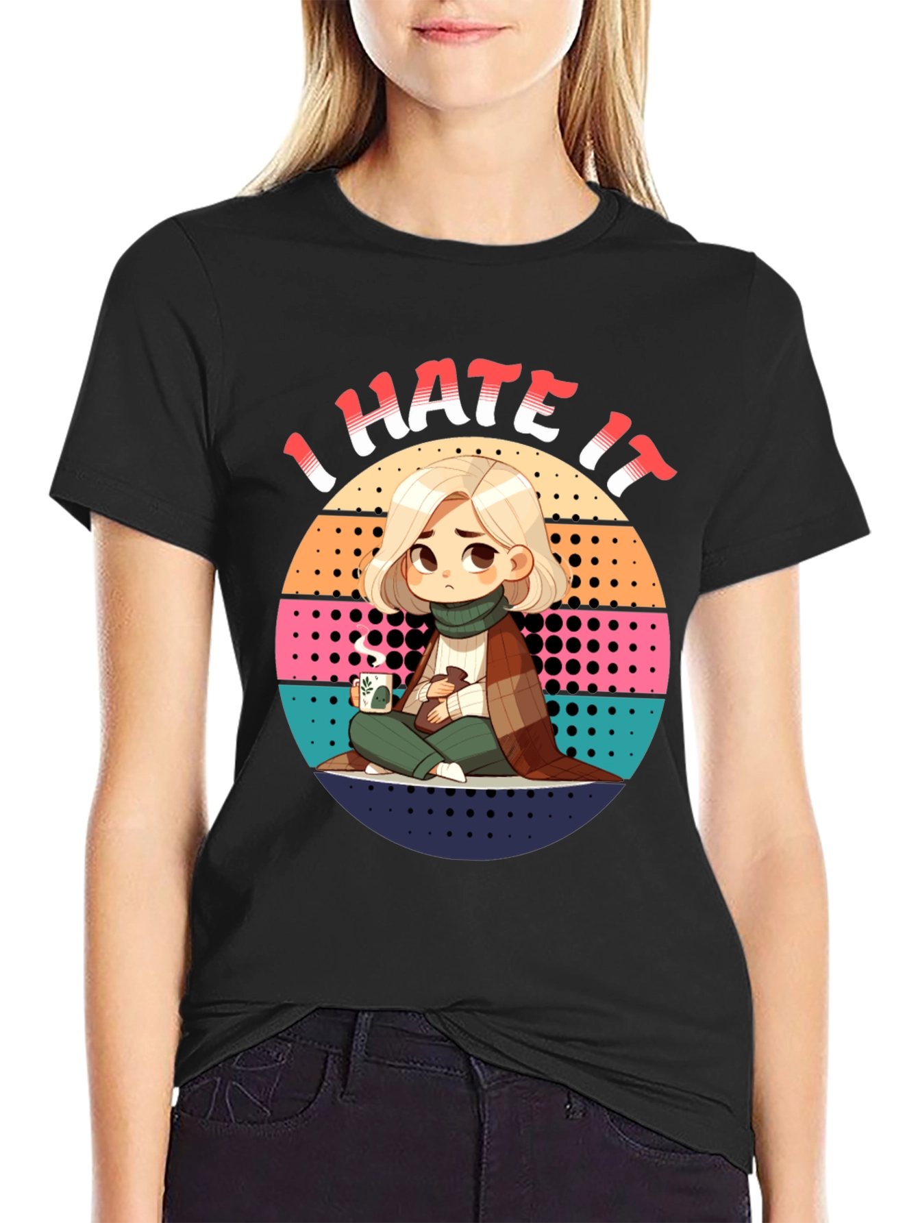 I Hate It Graphic Tee - Trendy Unisex Shirt