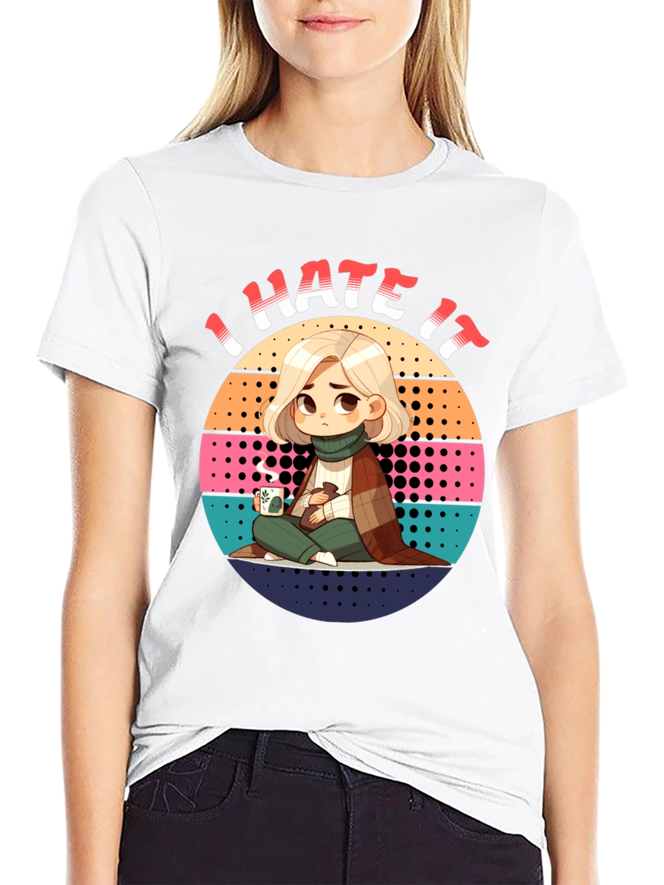 I Hate It Graphic Tee - Trendy Unisex Shirt