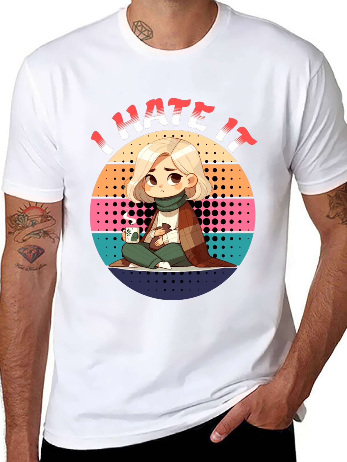 I Hate It Graphic Tee - Trendy Unisex Shirt