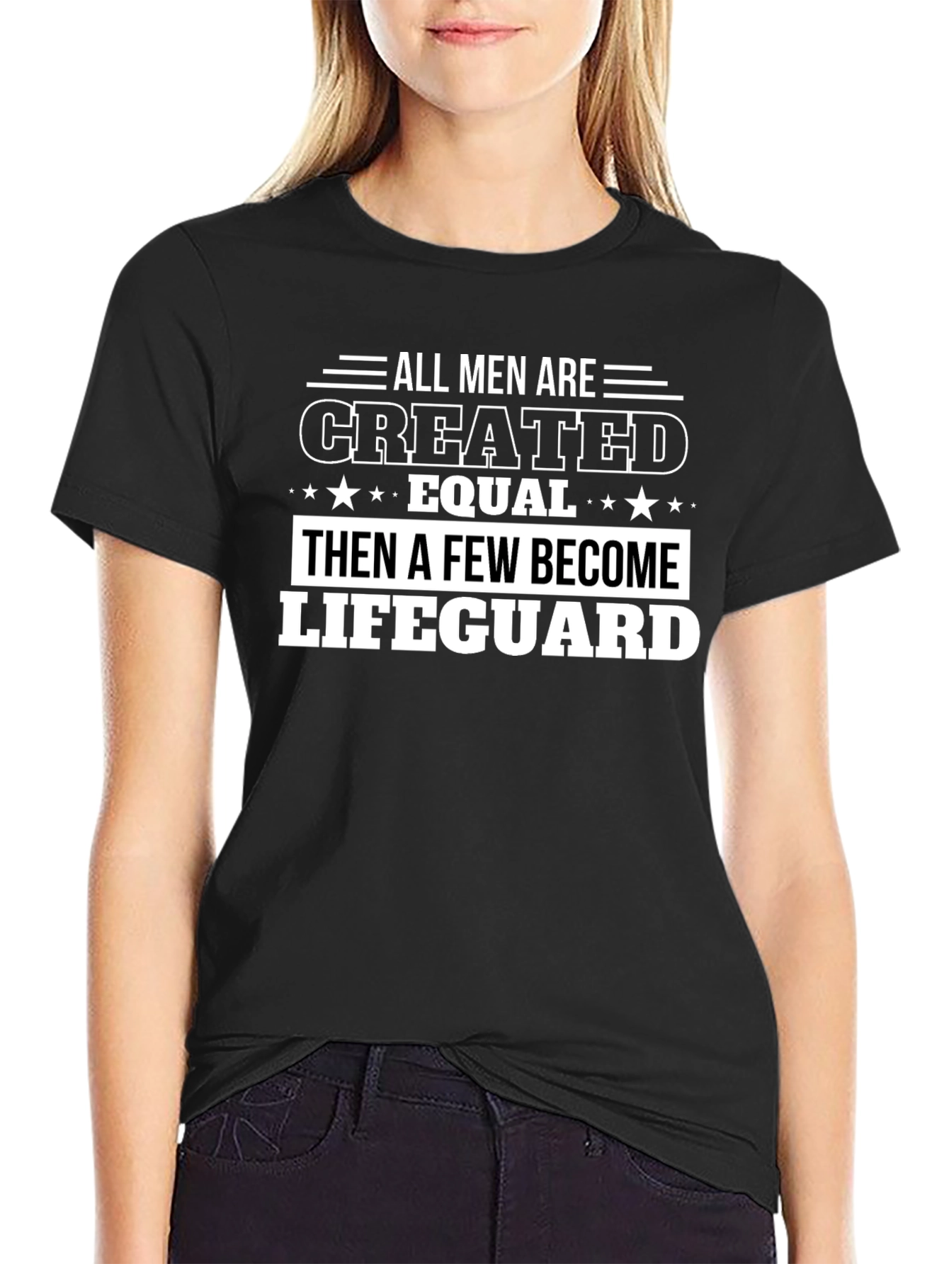 All Men Created Equal Lifeguard Graphic Tee