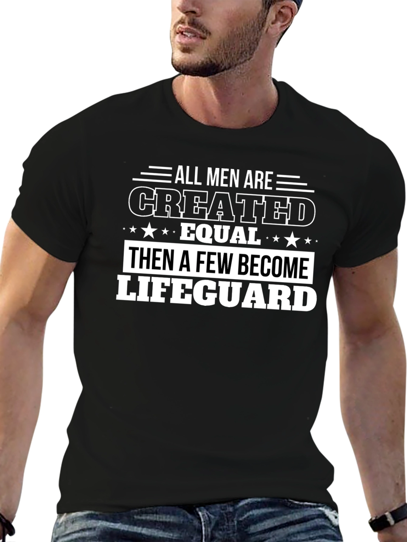 All Men Created Equal Lifeguard Graphic Tee
