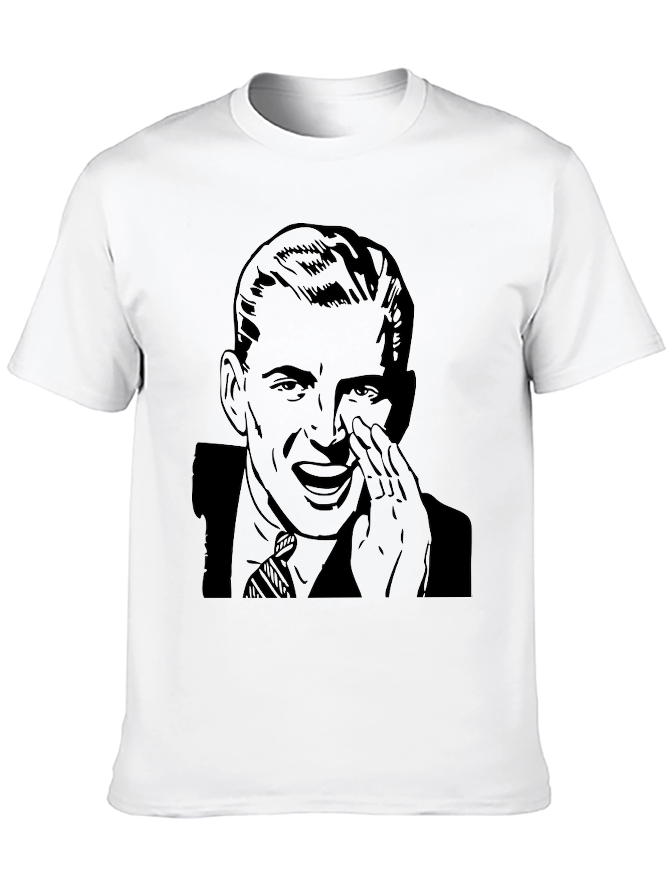 Retro Man Graphic Tee - Black
