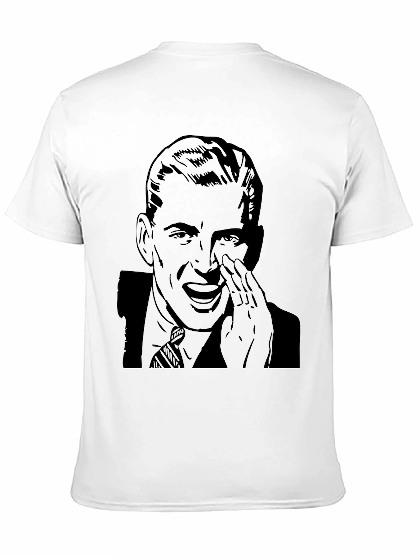 Retro Man Graphic Tee - Black