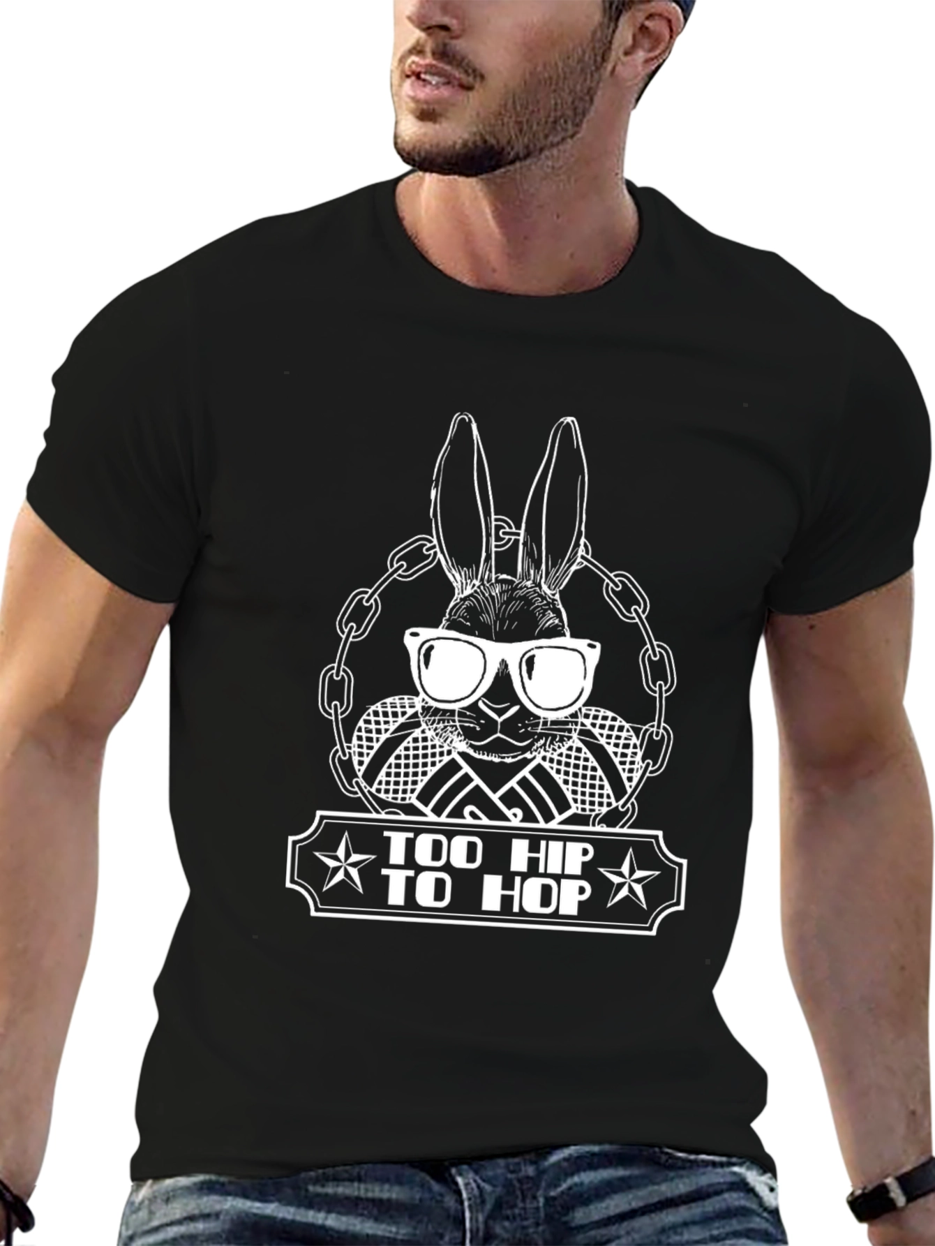 Too Hip to Hop Black T-Shirt