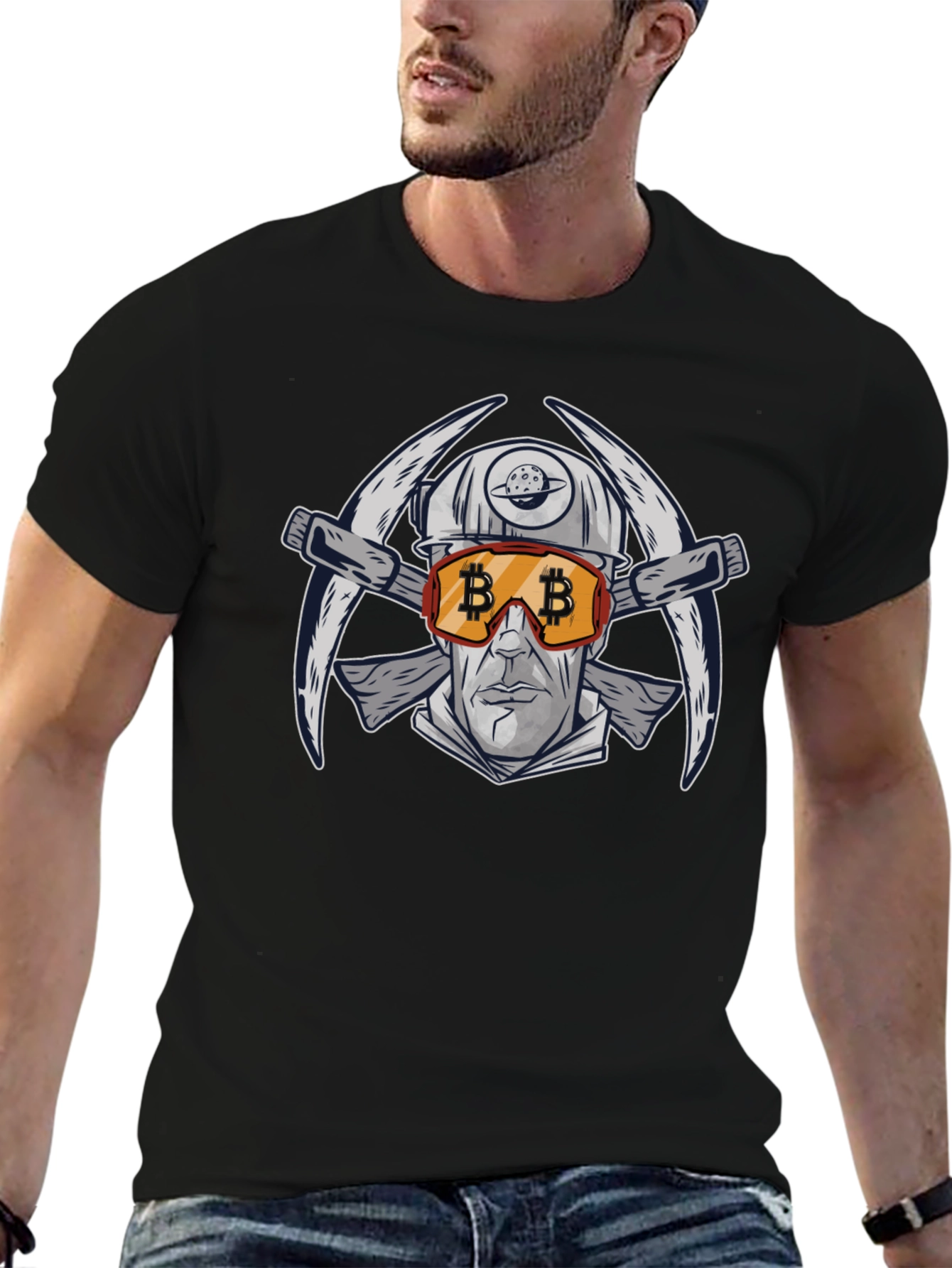 Bitcoin Miner T-Shirt Crypto Graphic Tee