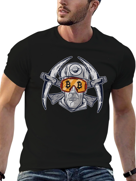 Bitcoin Miner T-Shirt Crypto Graphic Tee