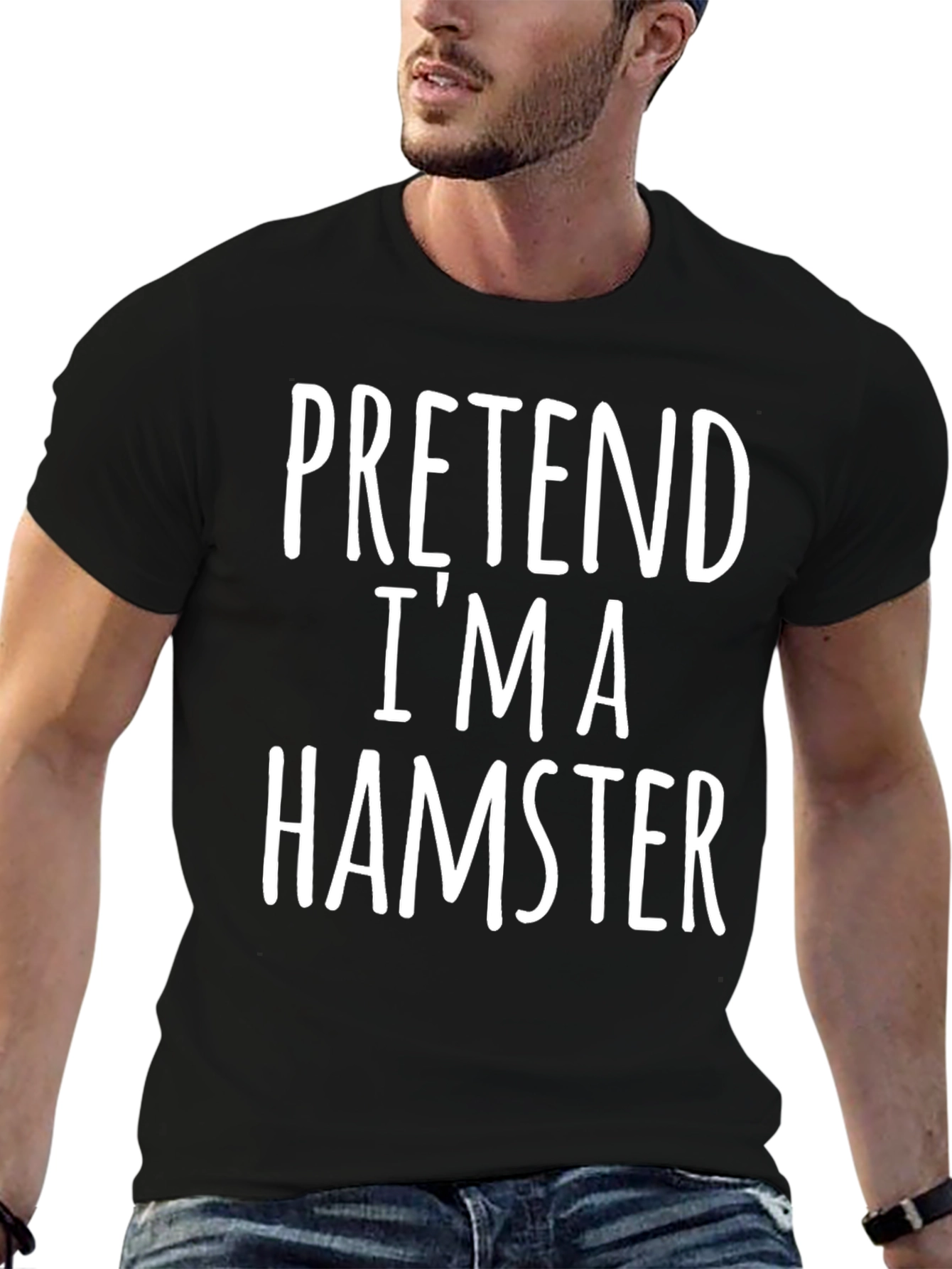 Pretend Im A Hamster Graphic T-Shirt
