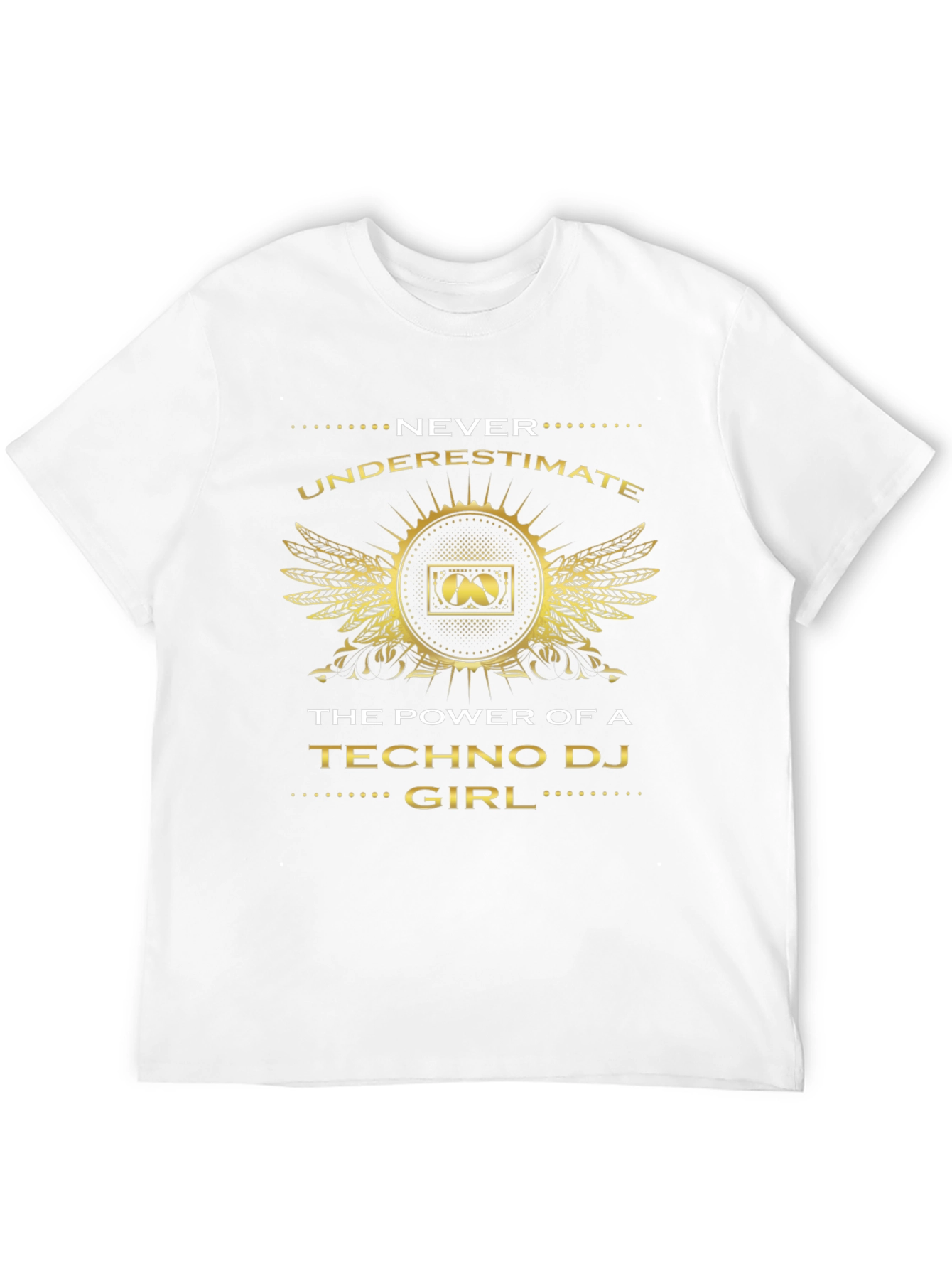 Techno DJ Girl Power T-Shirt - Never Underestimate
