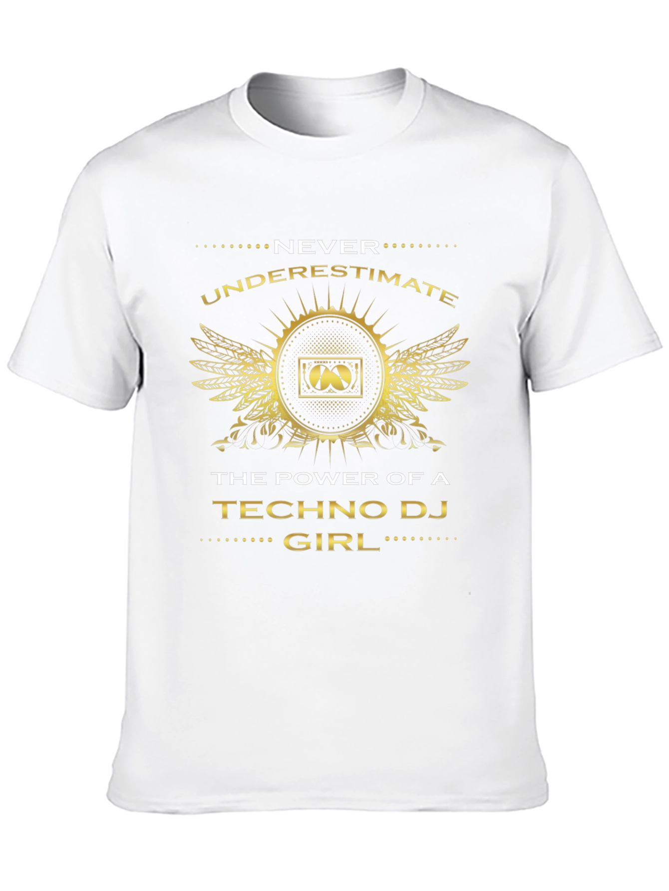 Techno DJ Girl Power T-Shirt - Never Underestimate