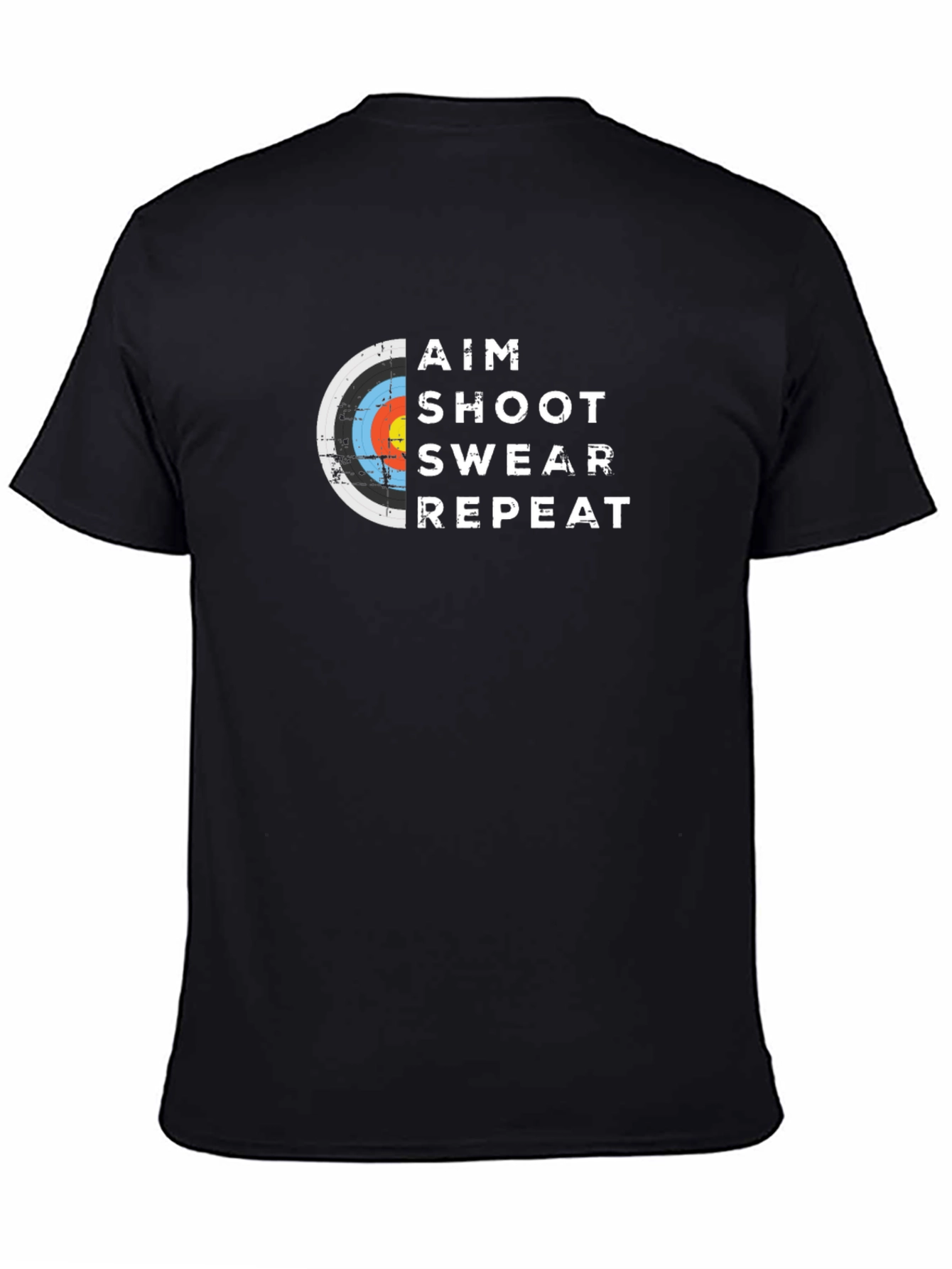 Aim Shoot Swear Repeat Archery T-Shirt