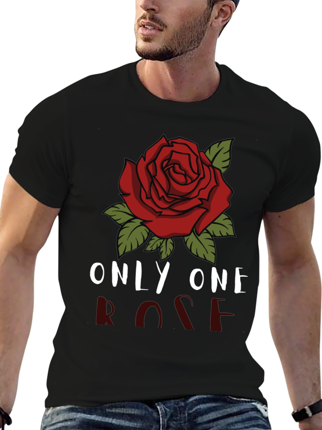 Only One Rose Graphic T-Shirt