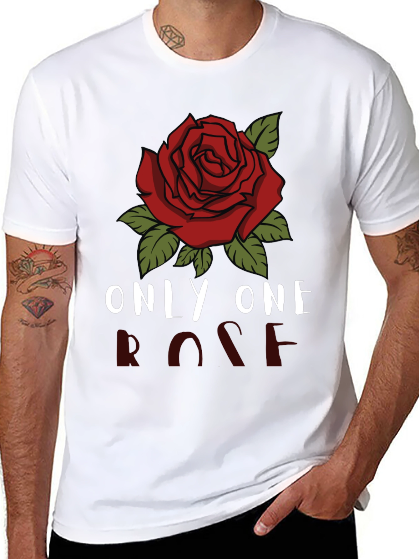 Only One Rose Graphic T-Shirt