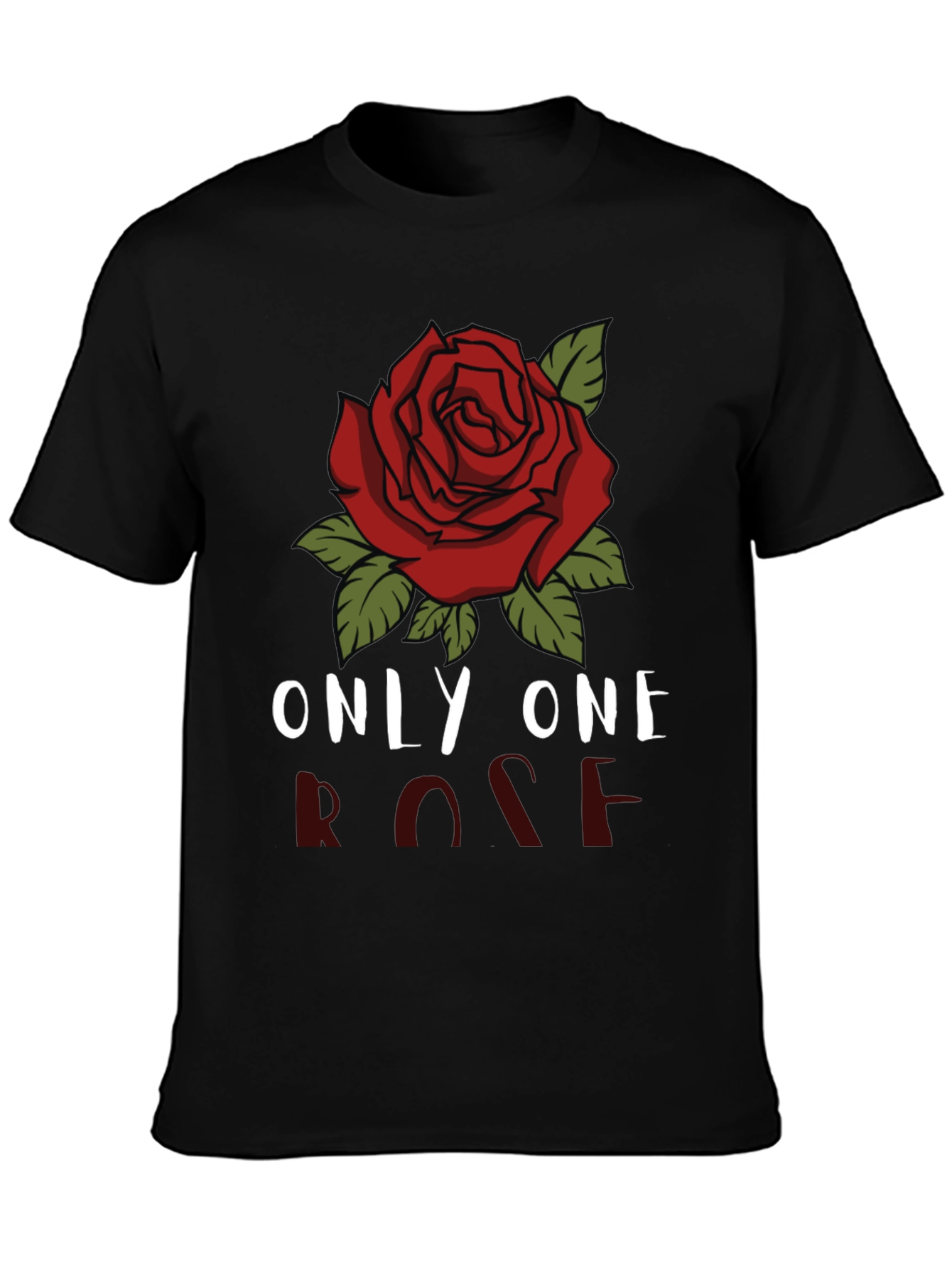 Only One Rose Graphic T-Shirt