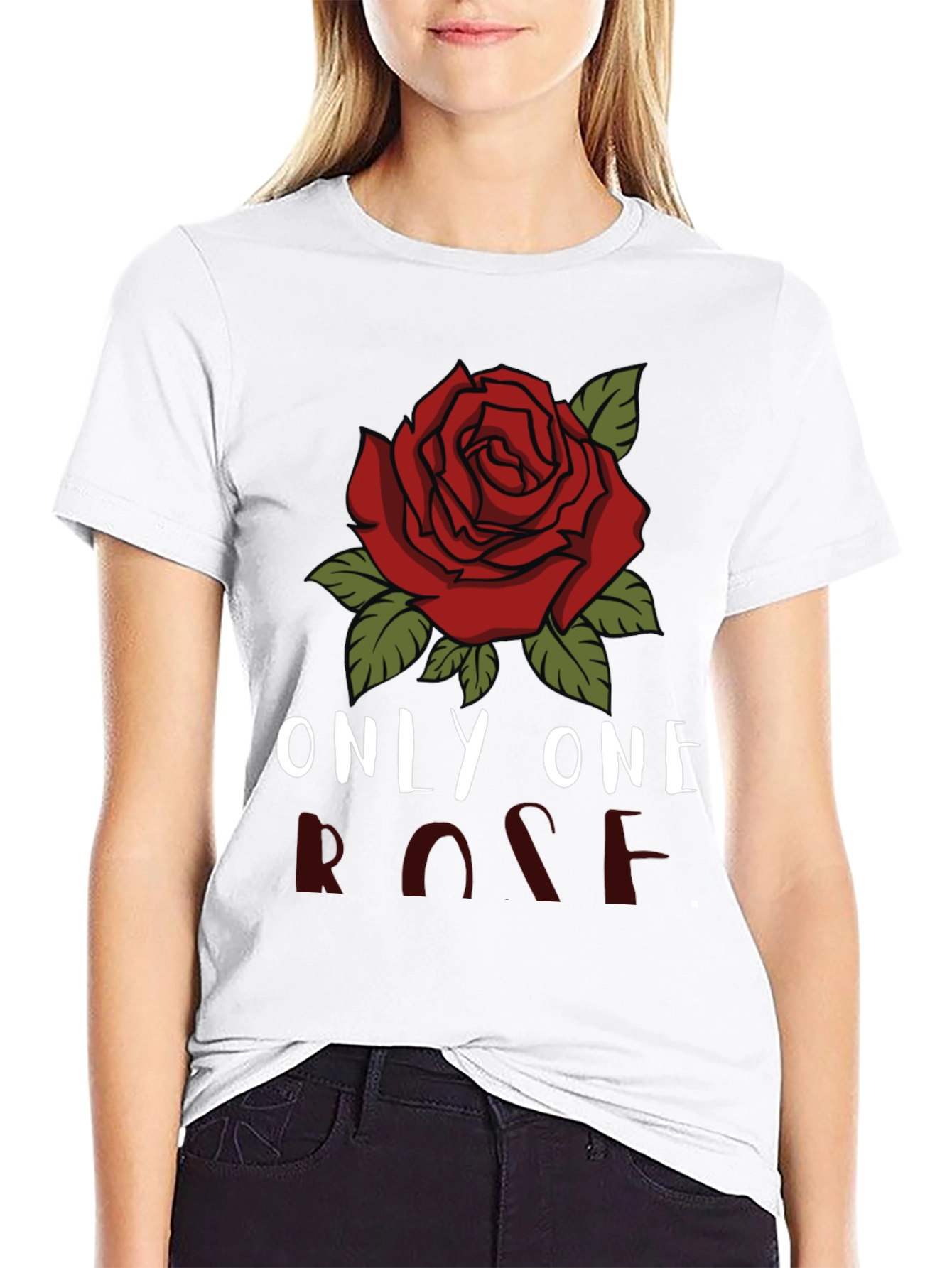 Only One Rose Graphic T-Shirt