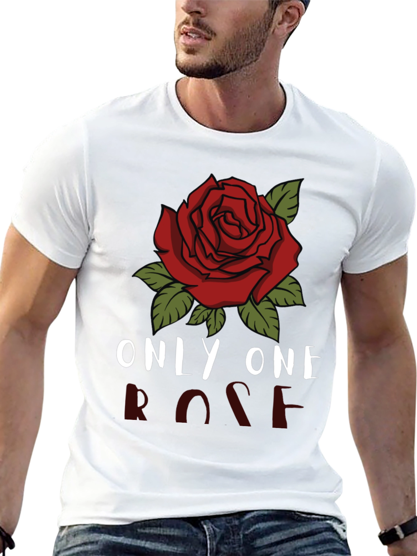 Only One Rose Graphic T-Shirt