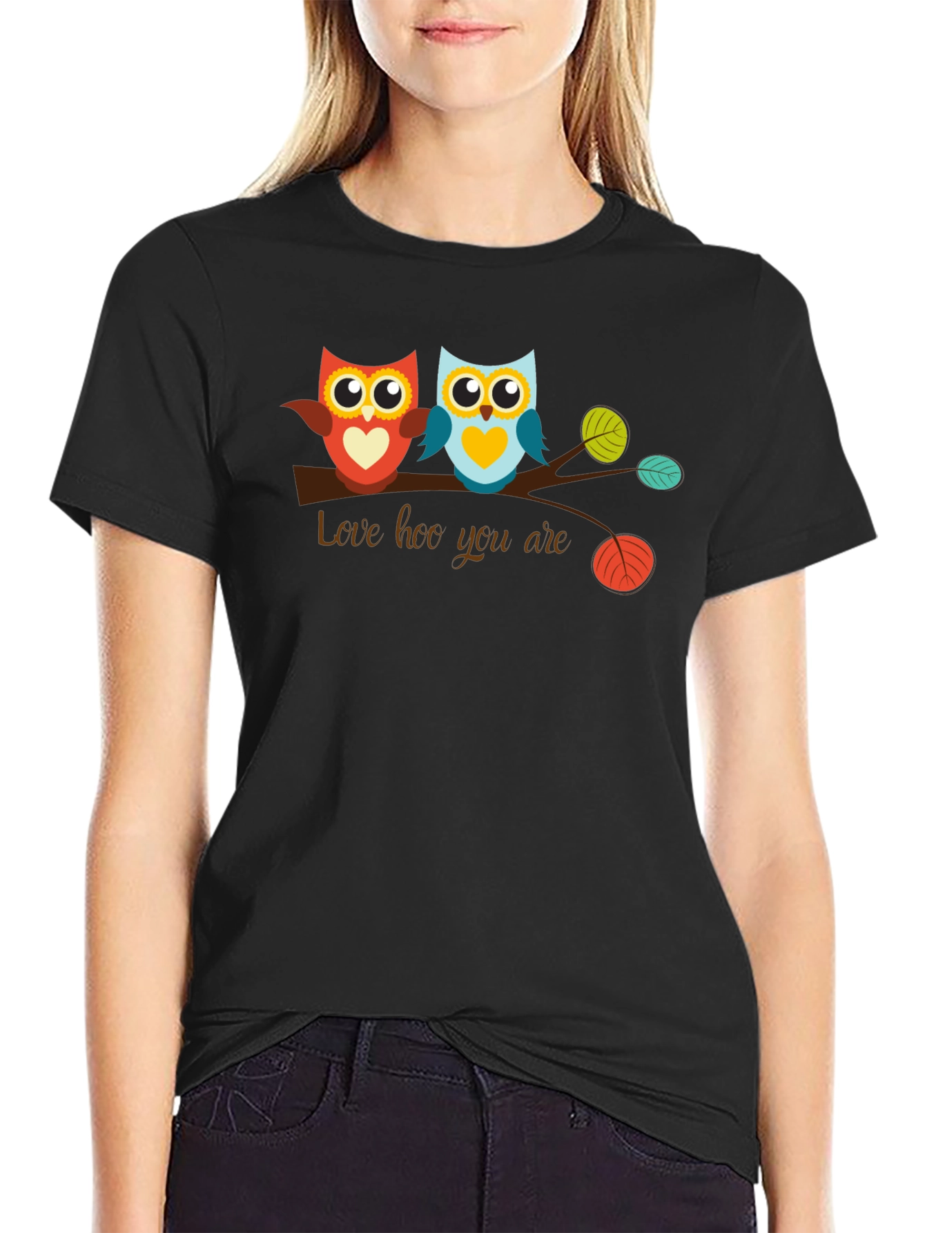Love Hoo You Are Owl Graphic T-Shirt