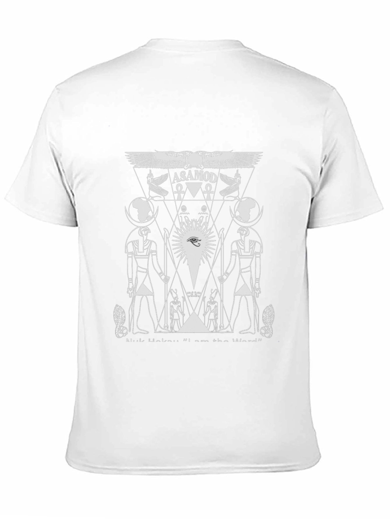 Asamod Egyptian Graphic T-Shirt - Black