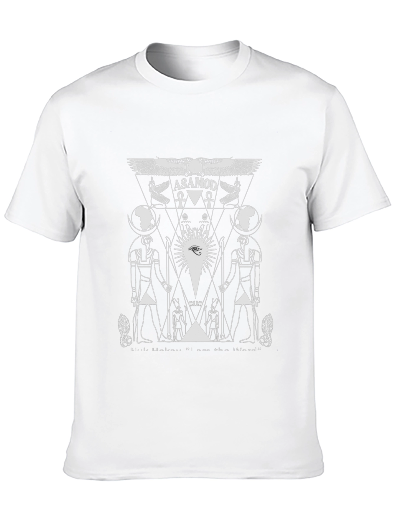 Asamod Egyptian Graphic T-Shirt - Black