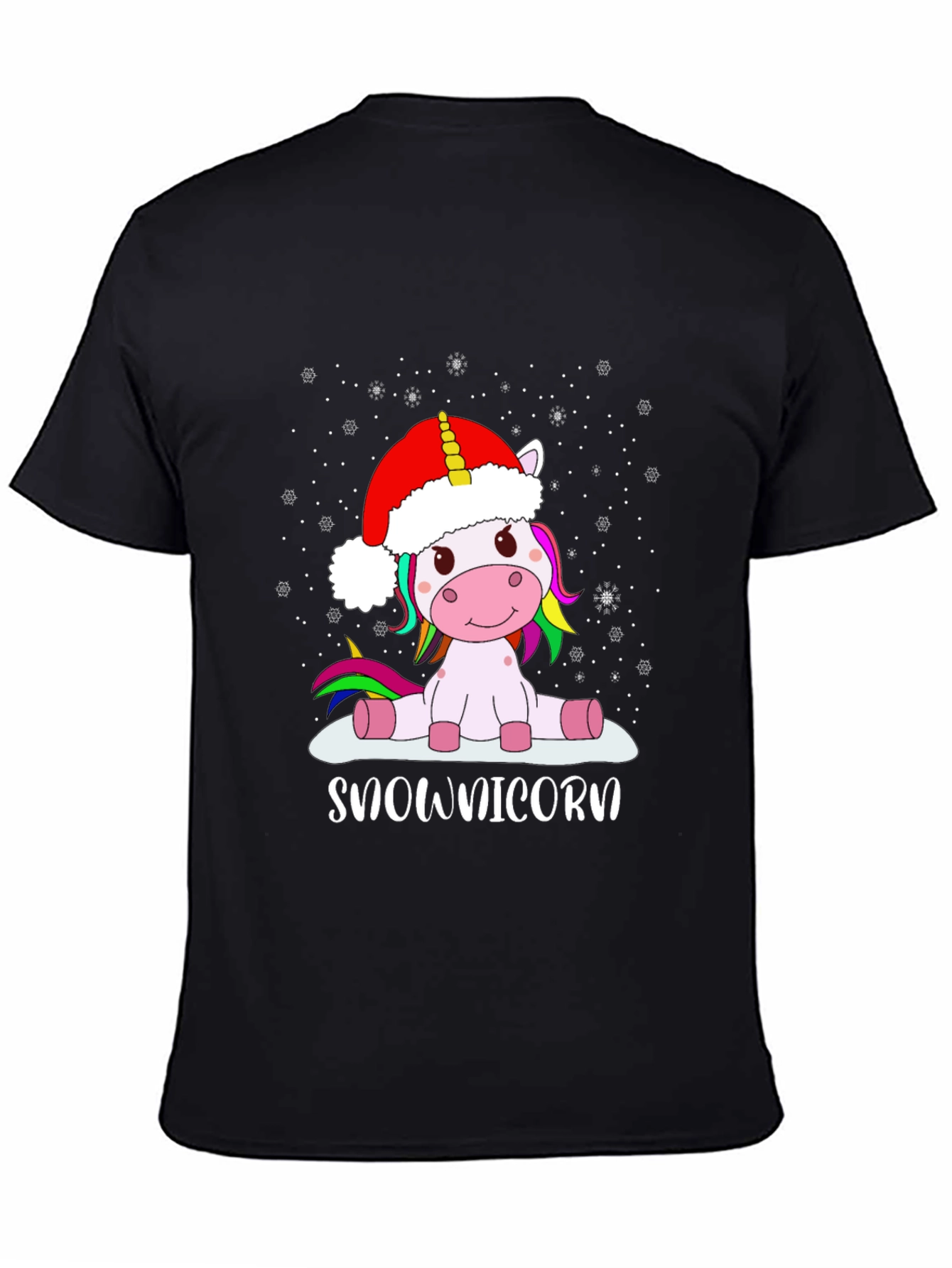 Snow-nicorn Christmas T-Shirt