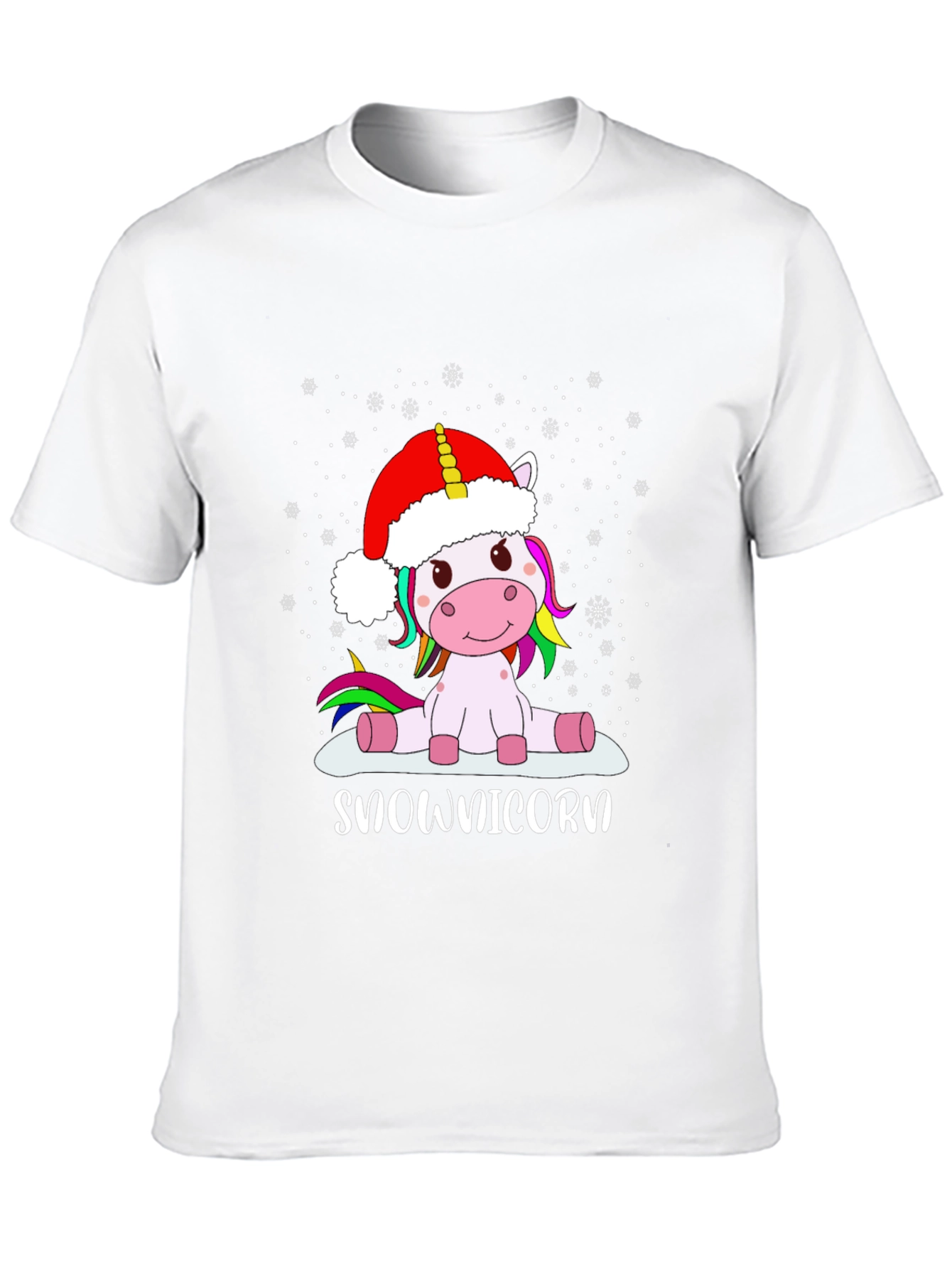 Snow-nicorn Christmas T-Shirt