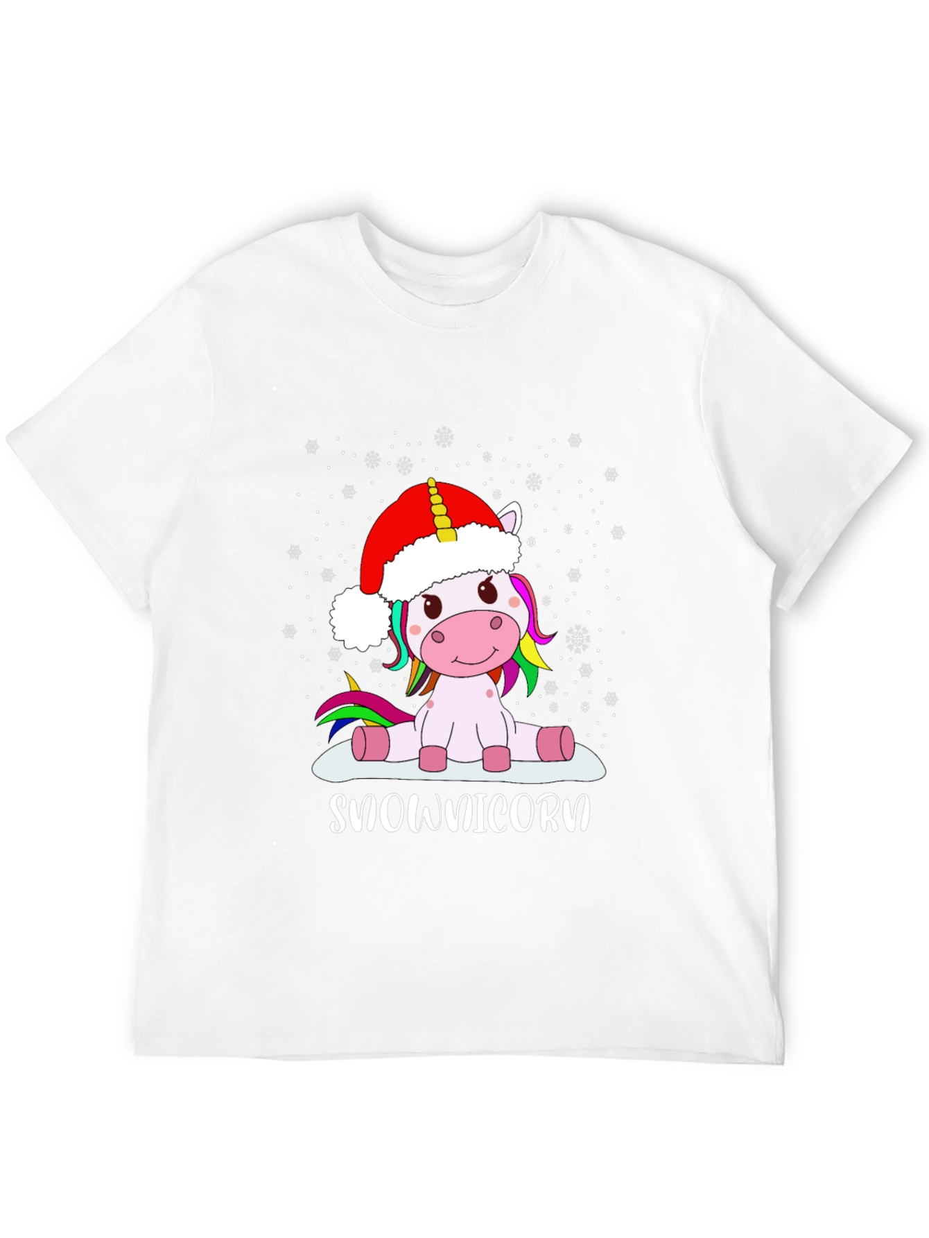 Snow-nicorn Christmas T-Shirt