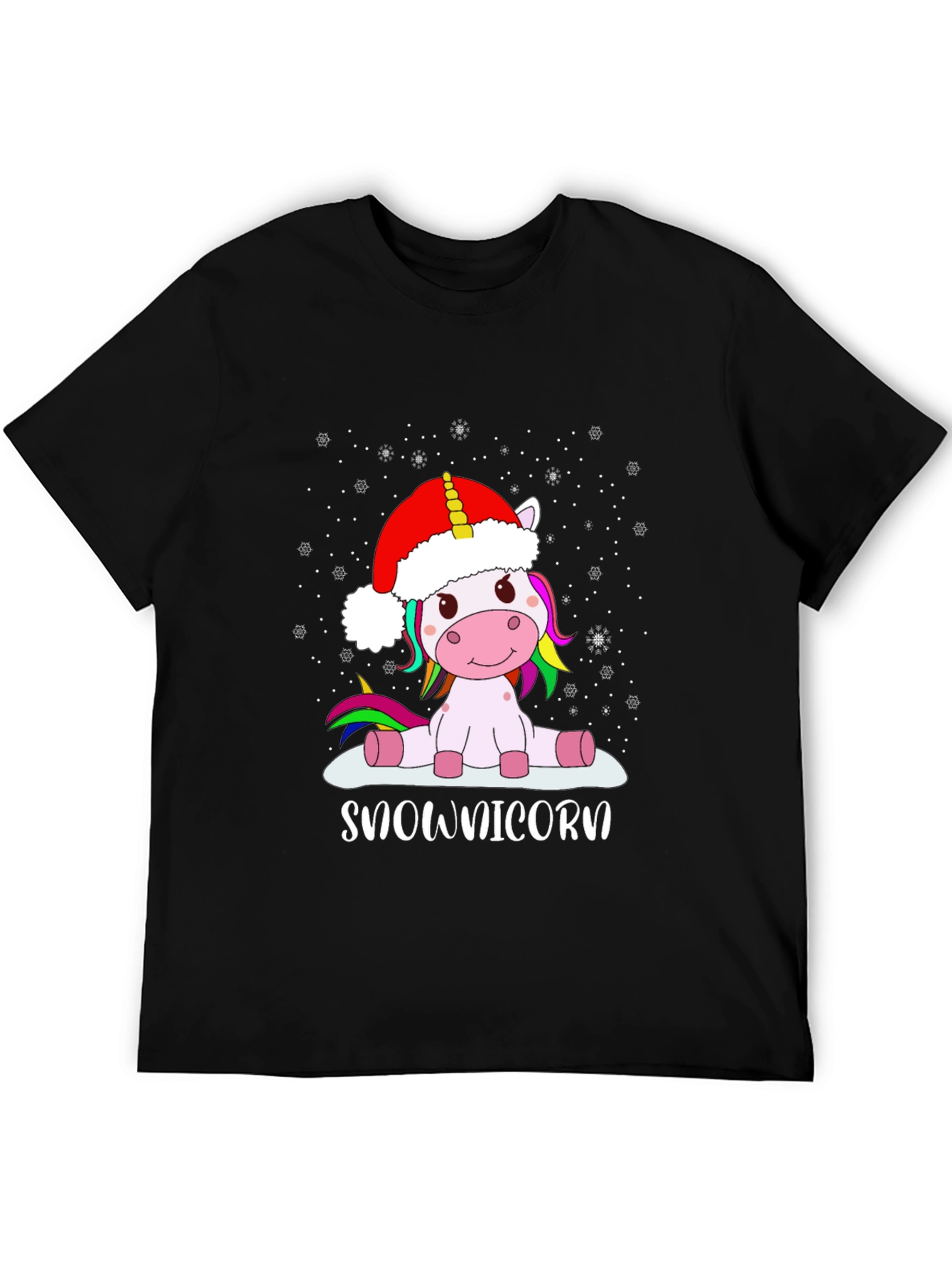 Snow-nicorn Christmas T-Shirt