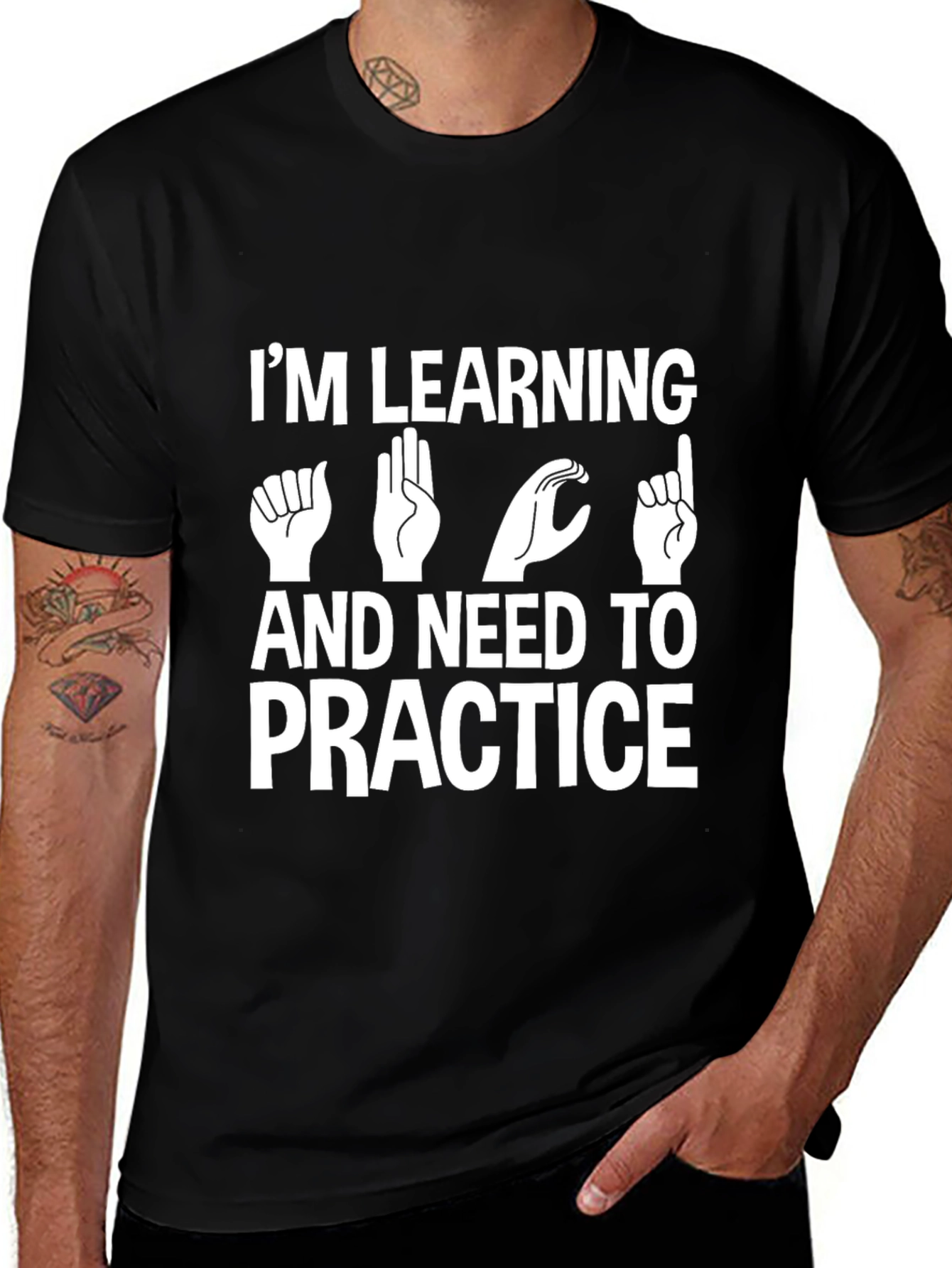 Im Learning Sign Language T-Shirt