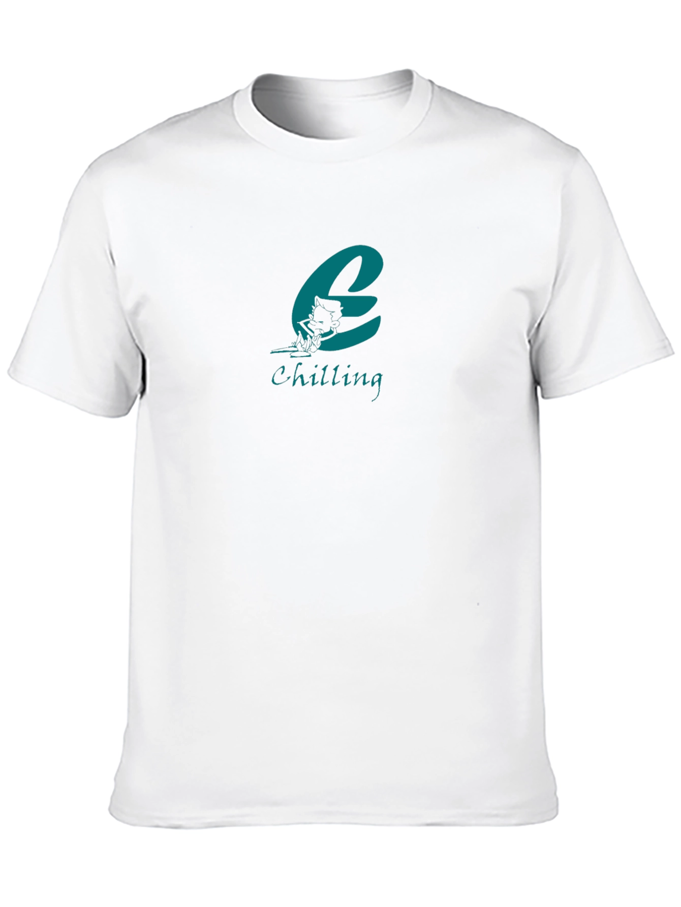 Chilling Cat Graphic Tee - Cool Comfort