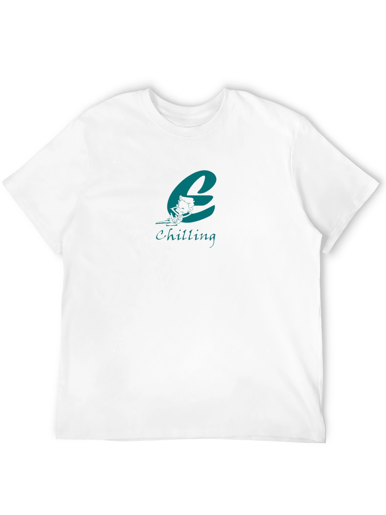 Chilling Cat Graphic Tee - Cool Comfort