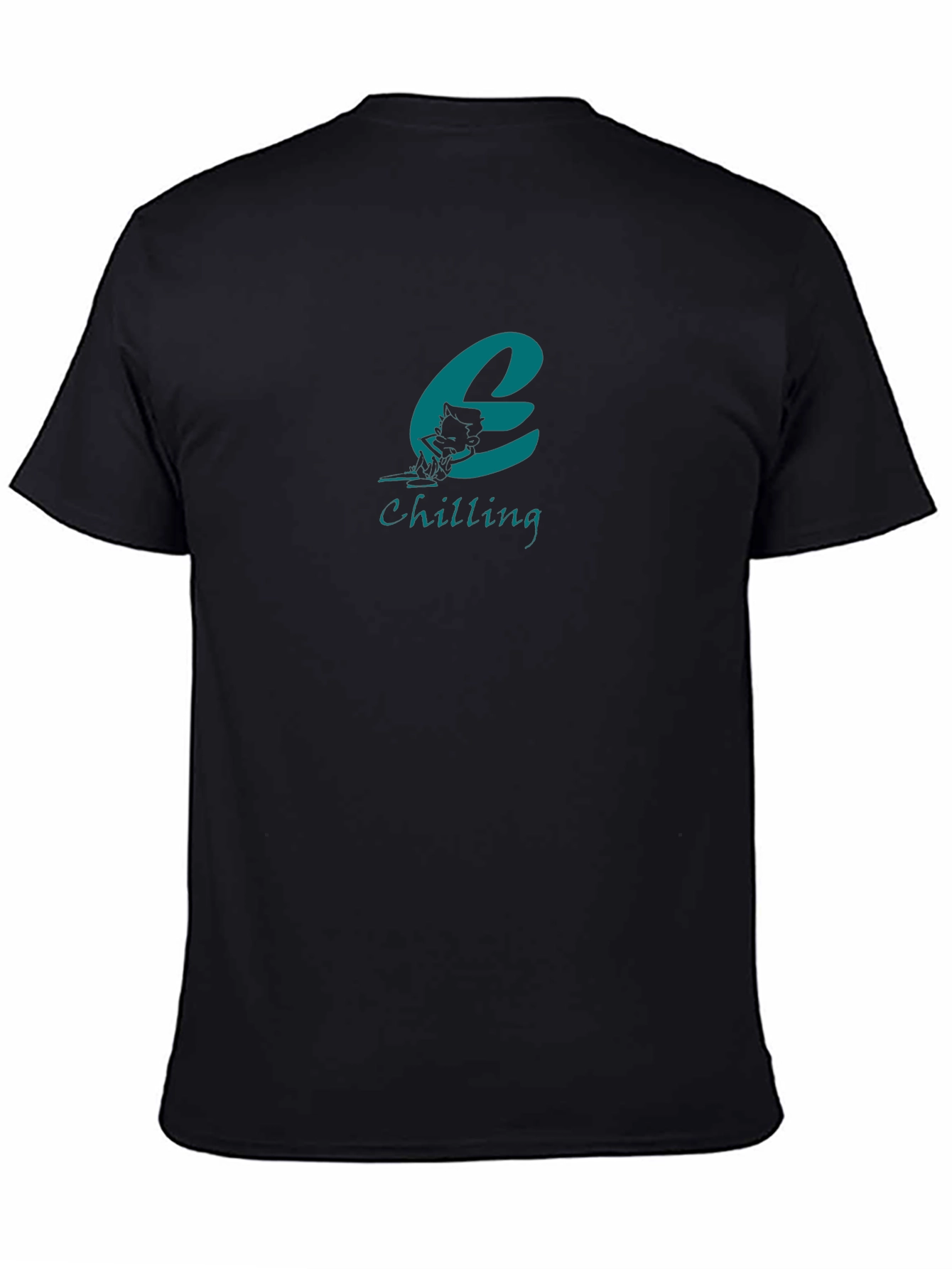 Chilling Cat Graphic Tee - Cool Comfort