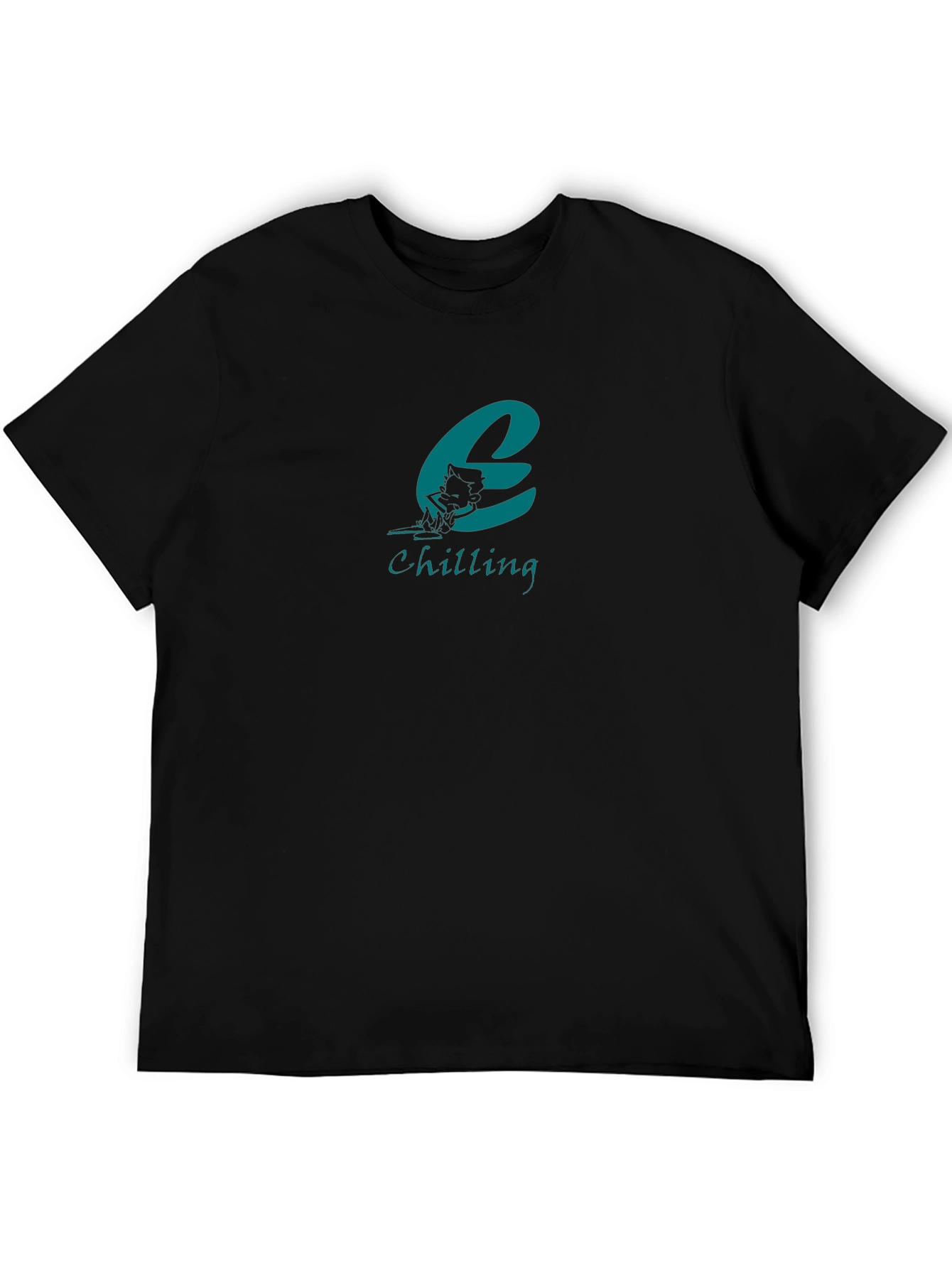 Chilling Cat Graphic Tee - Cool Comfort