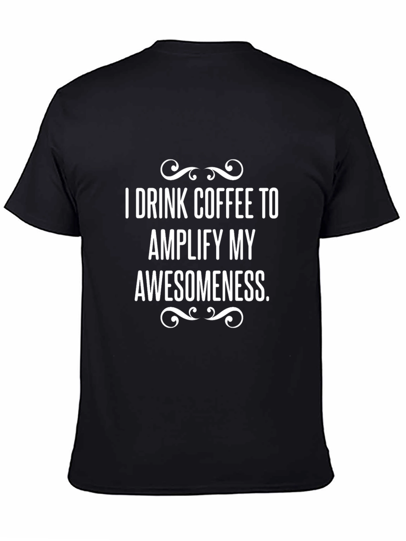 Coffee Awesomeness Graphic Tee - Black