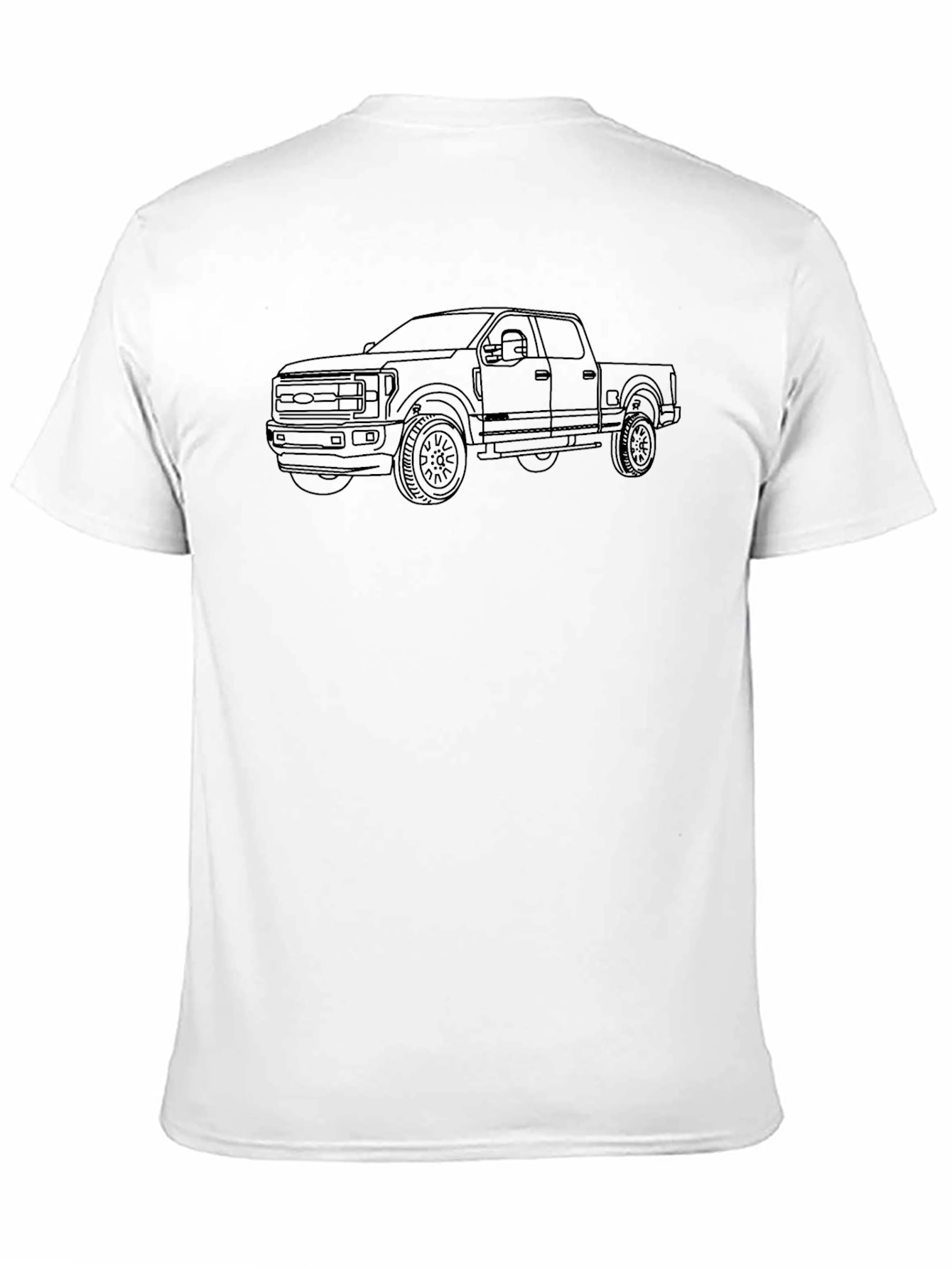 Truck Outline Graphic T-Shirt