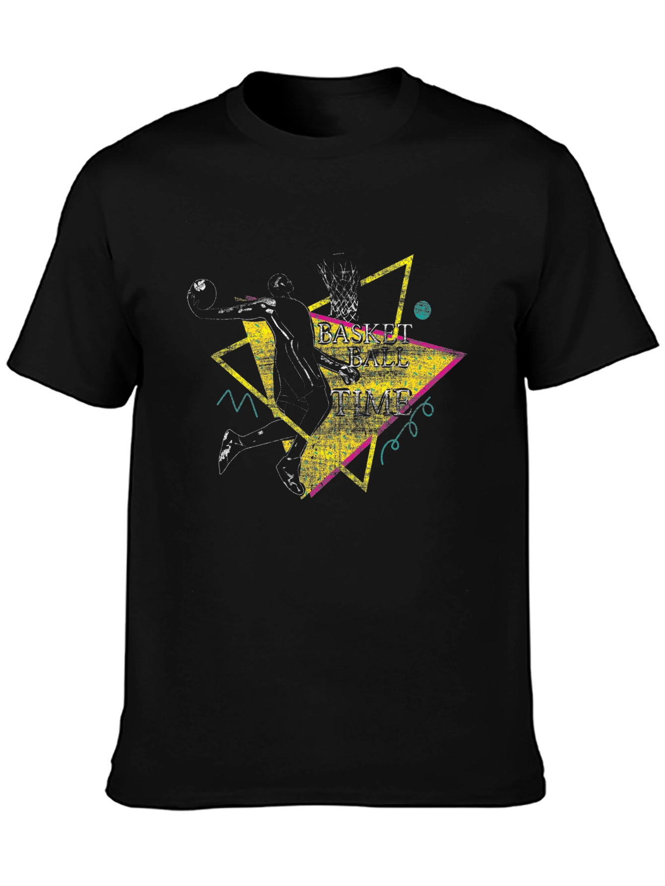 Basketball Time Graphic Tee