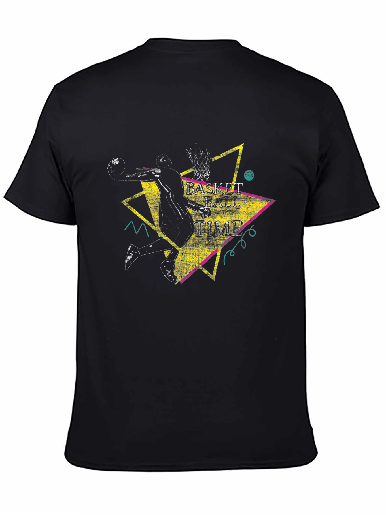 Basketball Time Graphic Tee