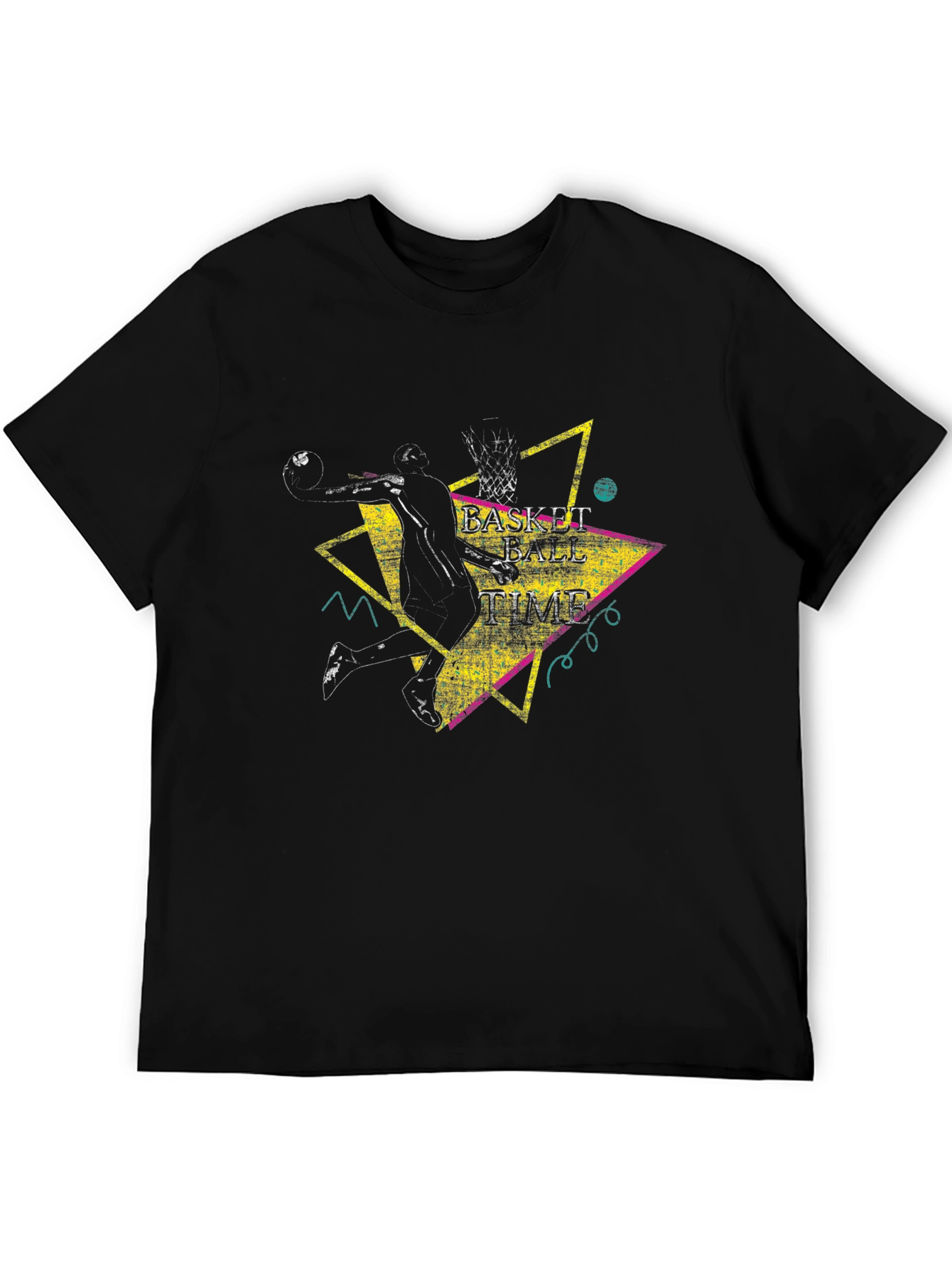Basketball Time Graphic Tee