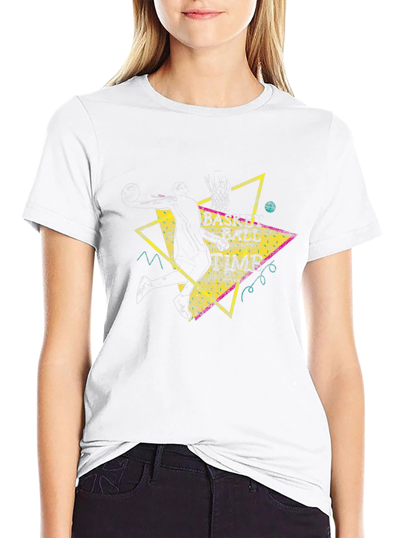Basketball Time Graphic Tee