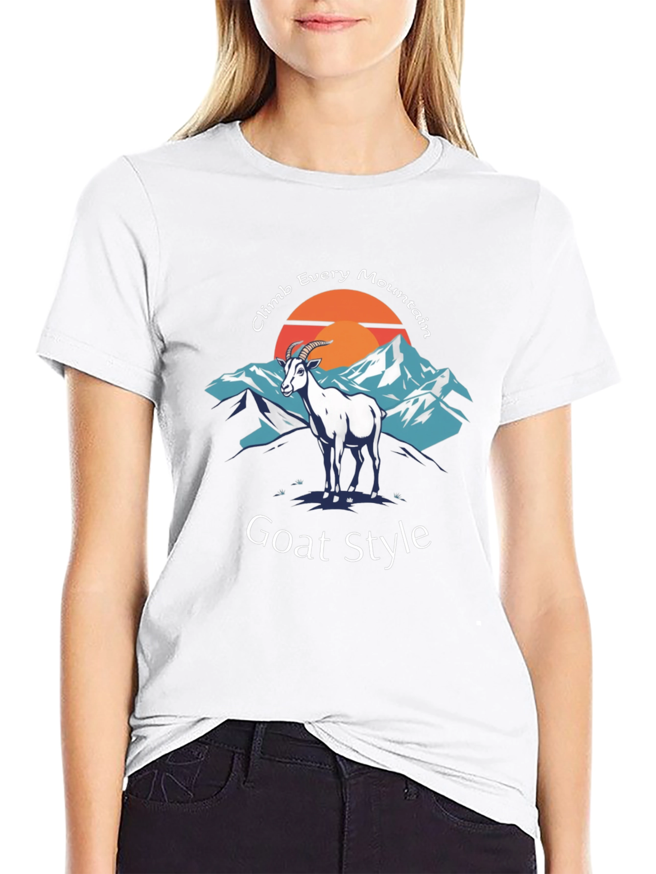Goat Style Climb Every Mountain Graphic Tee