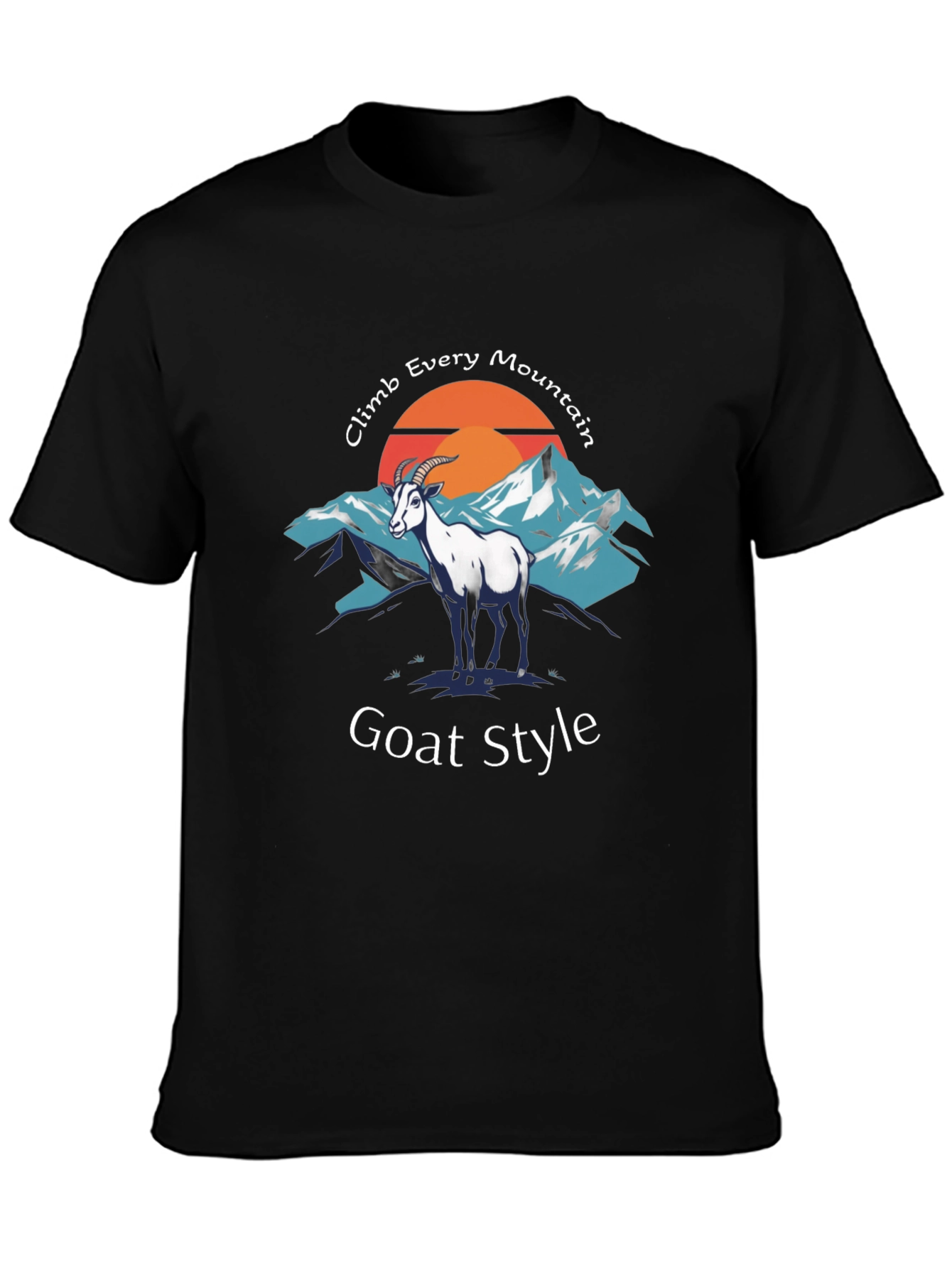 Goat Style Climb Every Mountain Graphic Tee