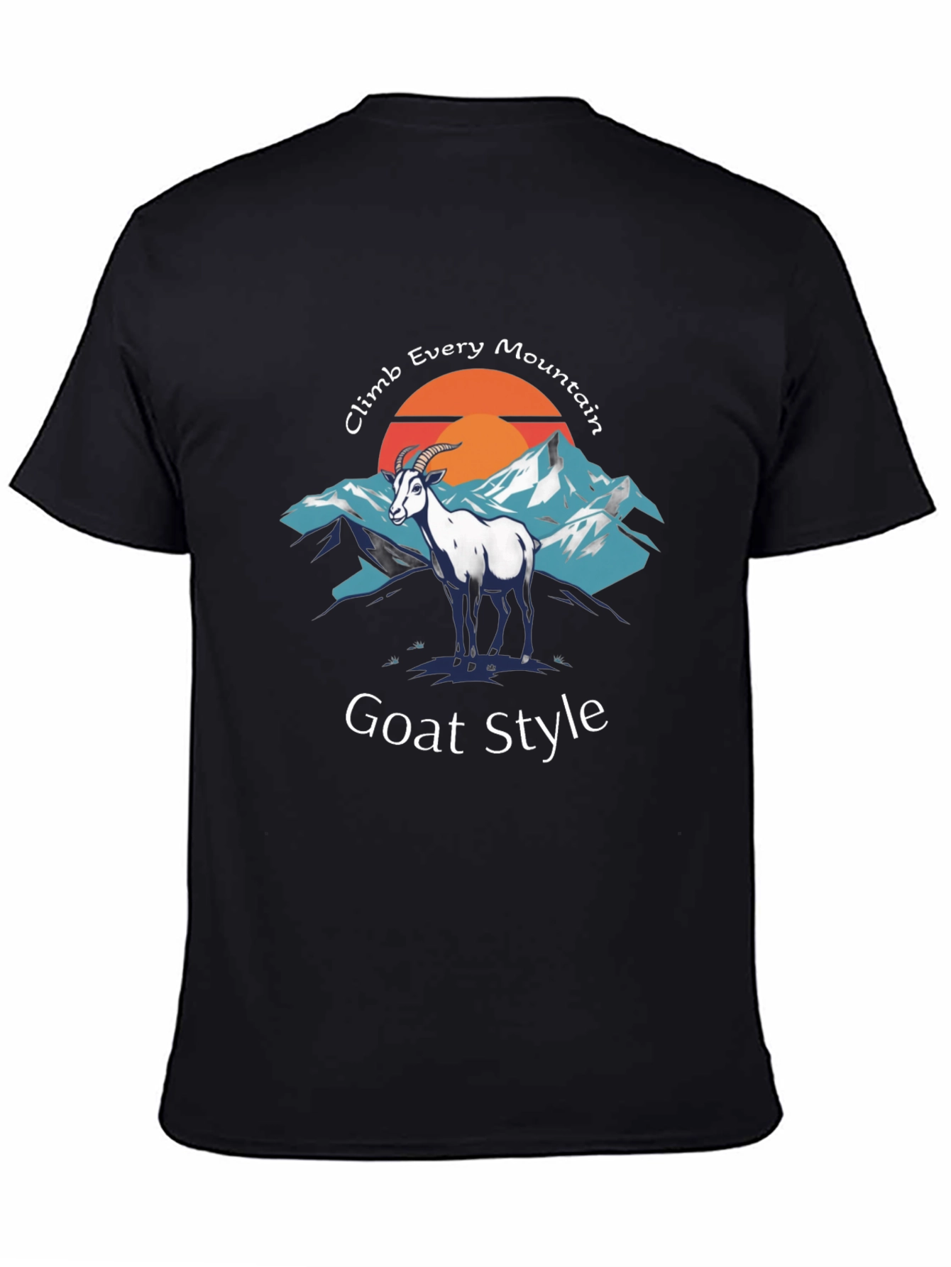 Goat Style Climb Every Mountain Graphic Tee